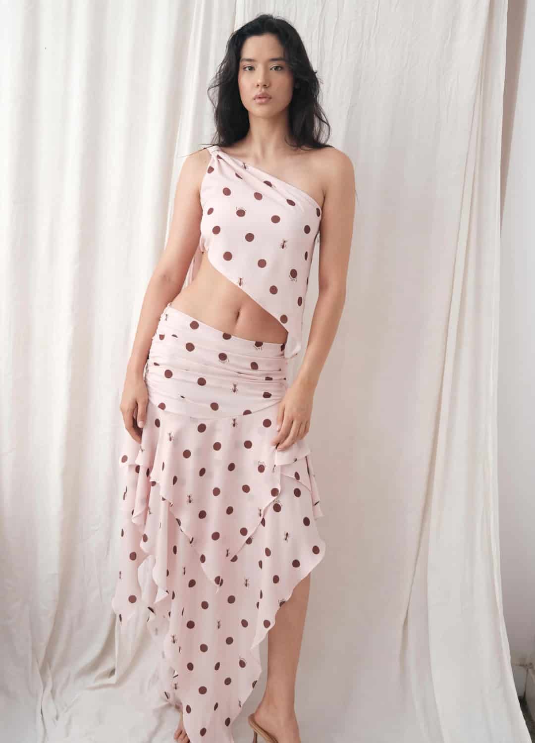 Falda Thalia Rosado - miniatura 1