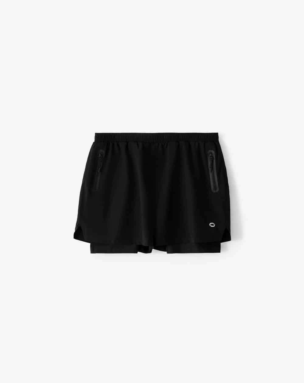 Pantaloneta deportiva negro hombre - miniatura 1