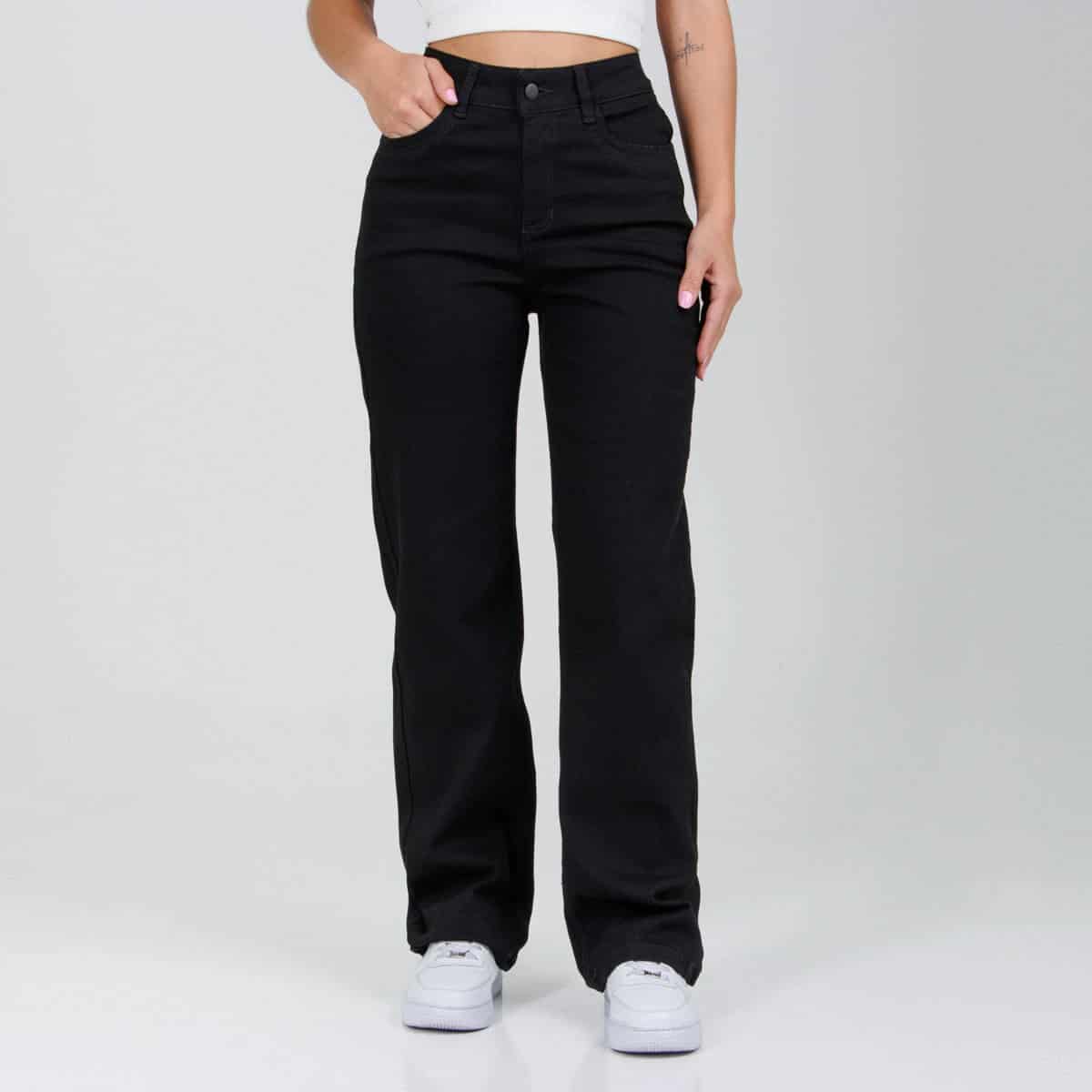 Jean Mom Fit Negro Ax-3003 Licrado - miniatura 1