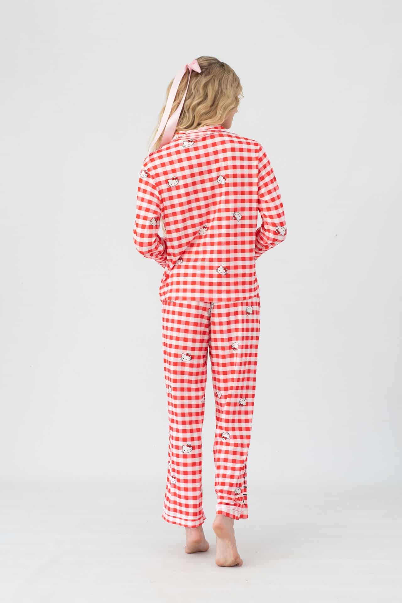 Set pantalon Amsterdam rojo con blanco - miniatura 4
