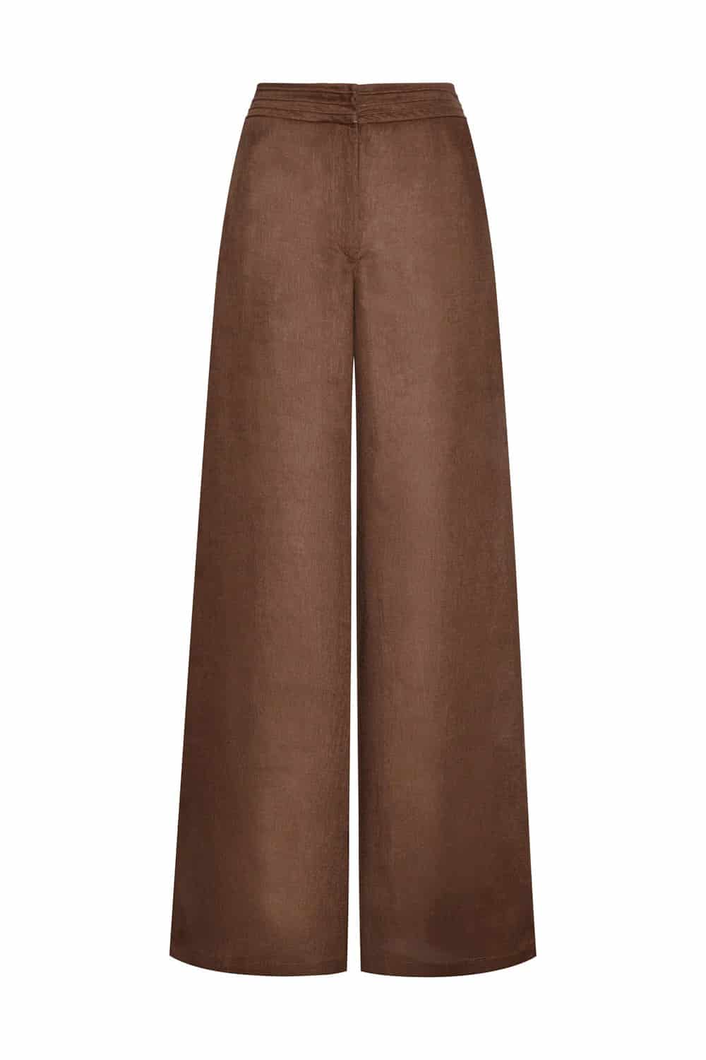 Pantalón burgos bordado brown - miniatura 2