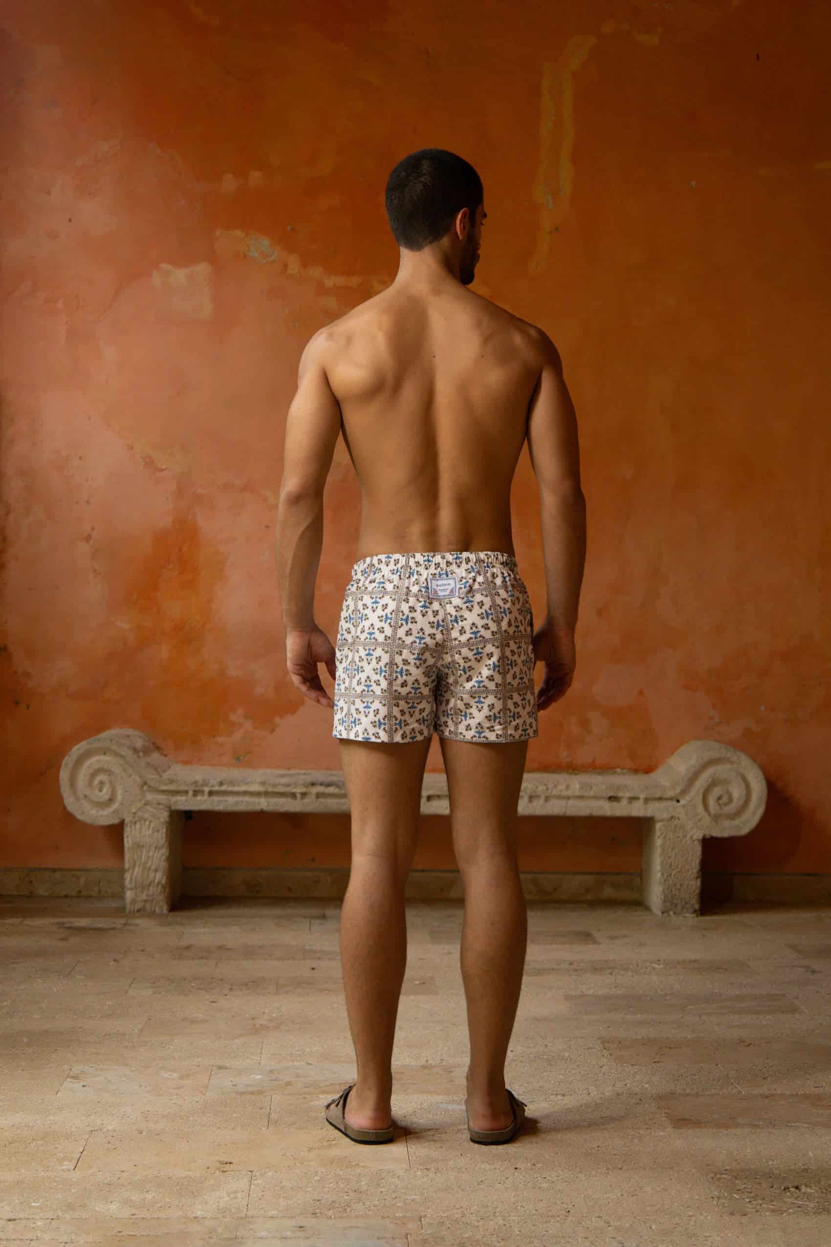 Men's bonta swim trunk white - miniatura 3