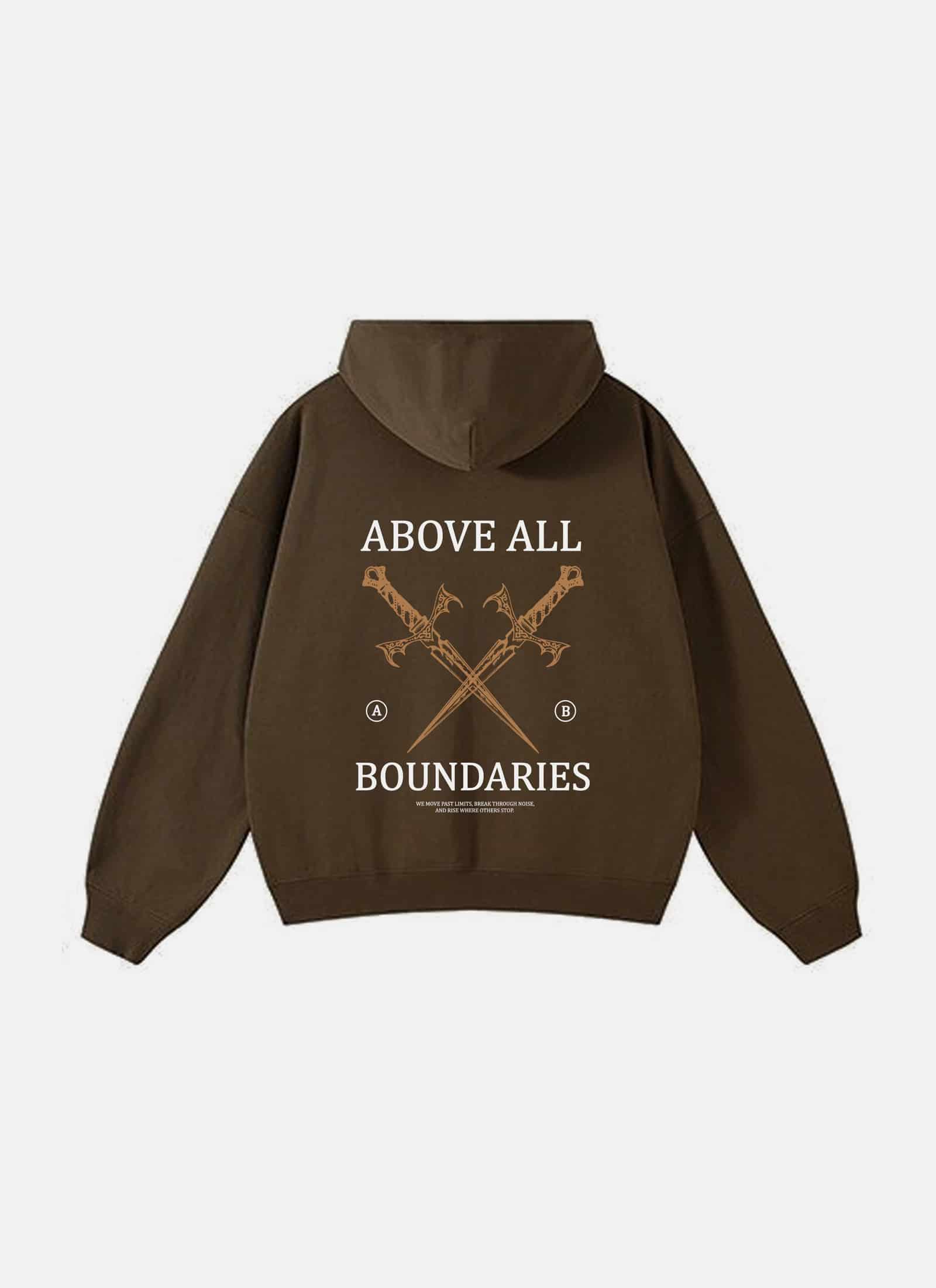 Boundaries Hoodie Brown - miniatura 1