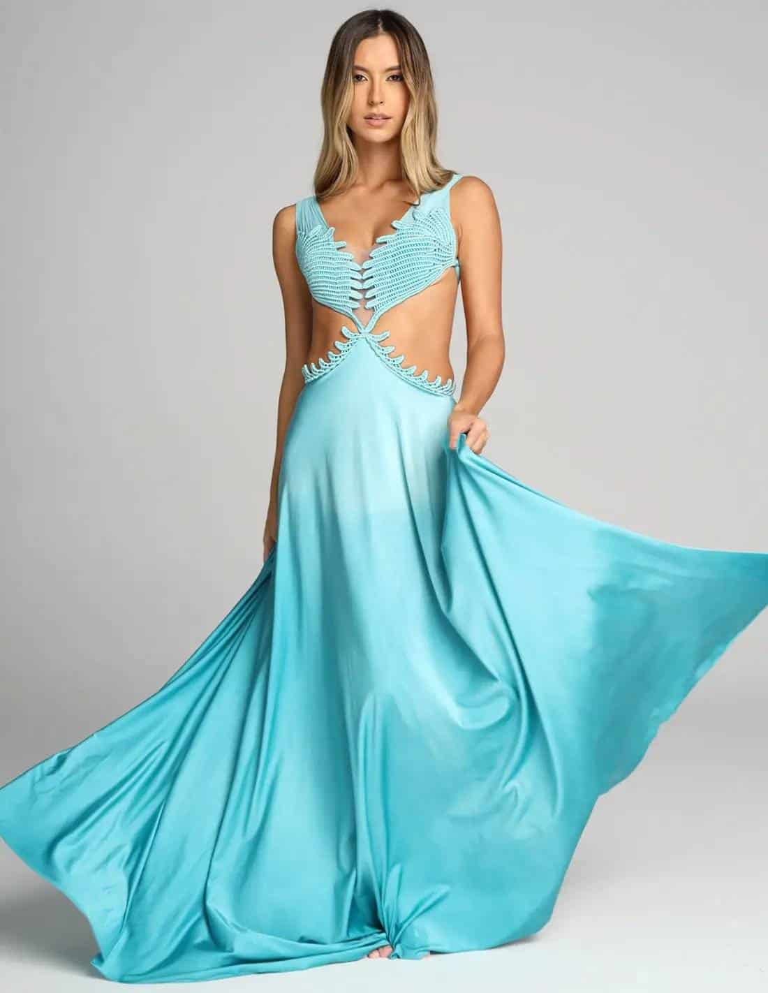 Vestido Wings Turquoise - miniatura 1