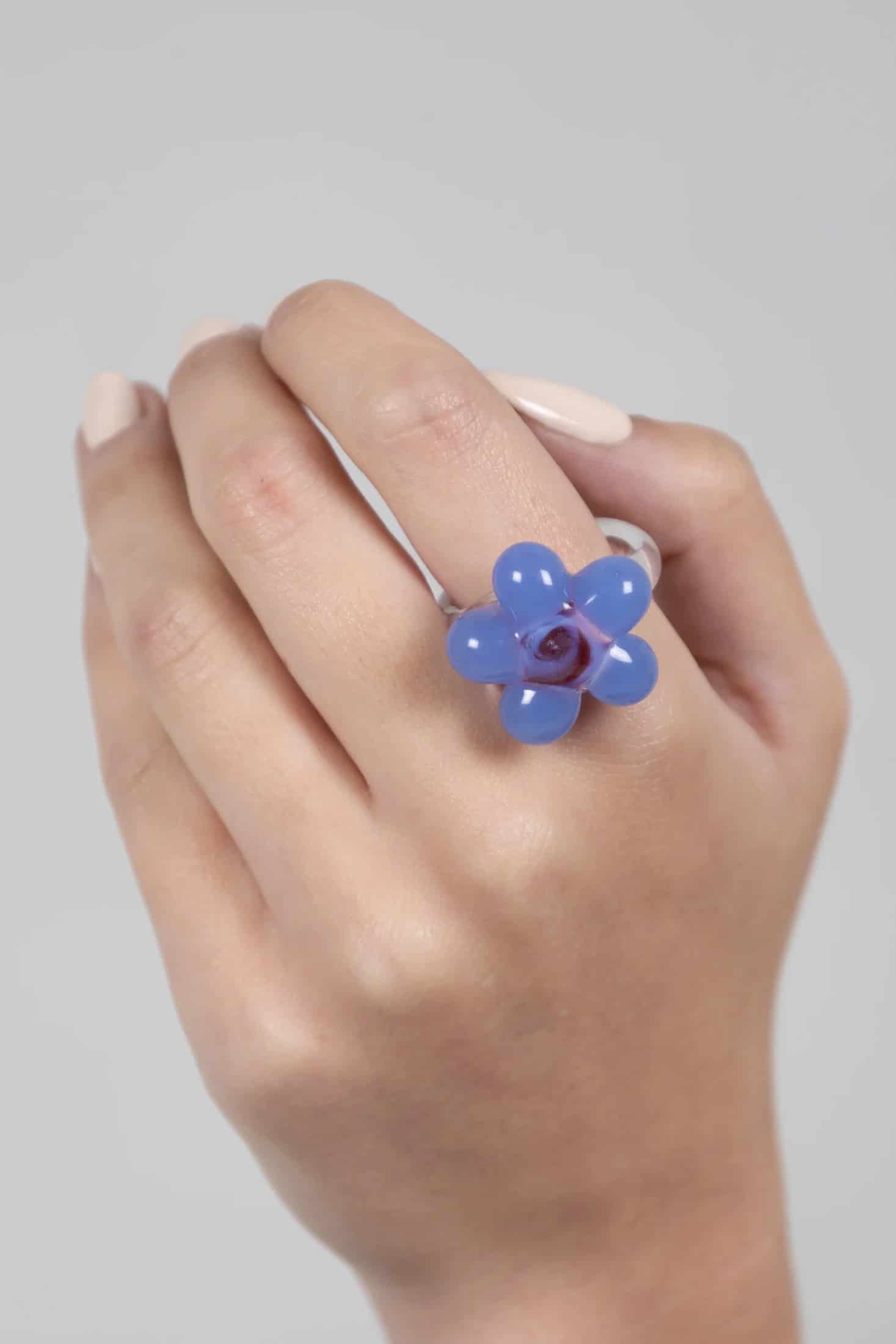 FLOR MORA AZUL - miniatura 1