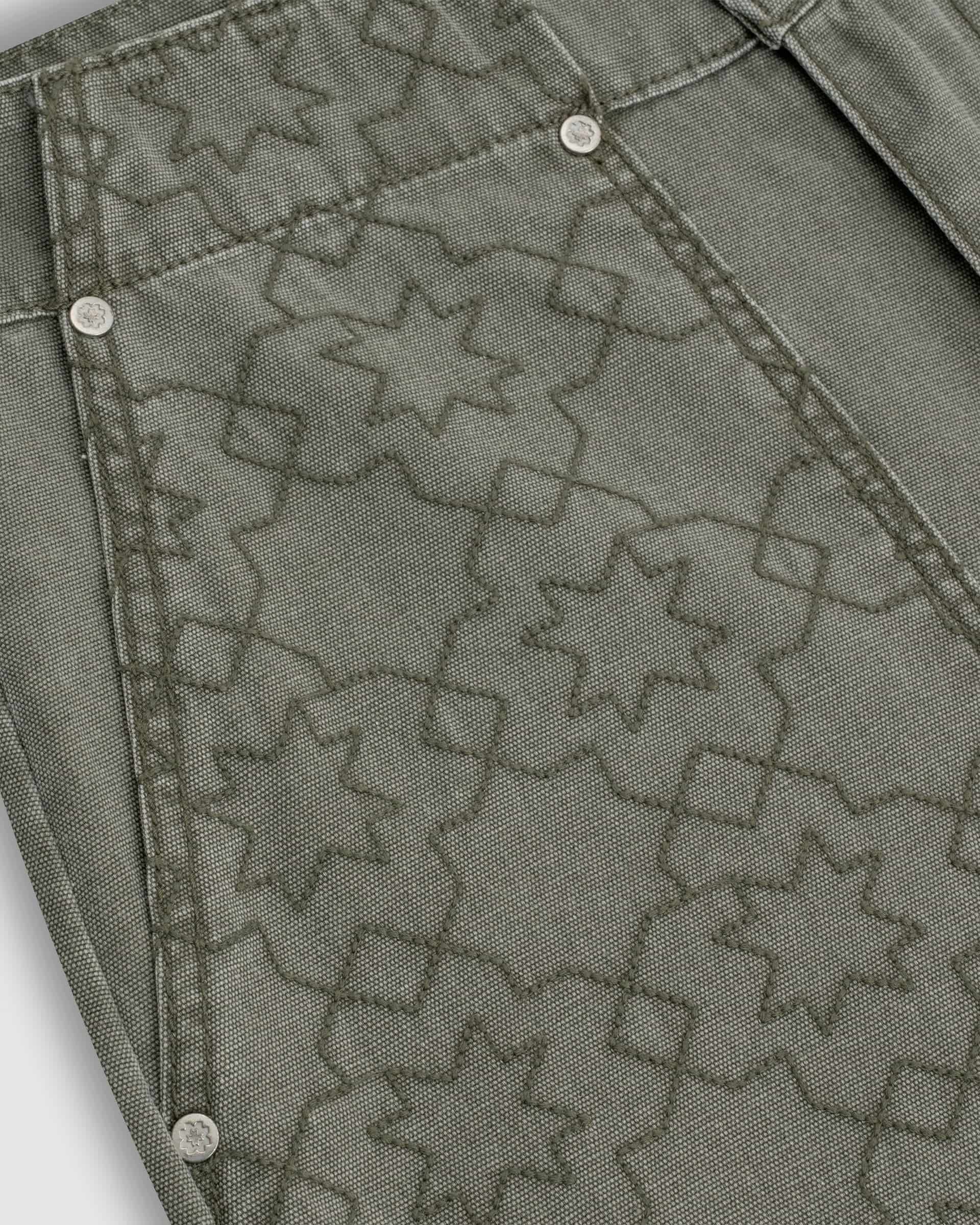 Wide Fit Chore Pants - Verde Oliva - miniatura 5