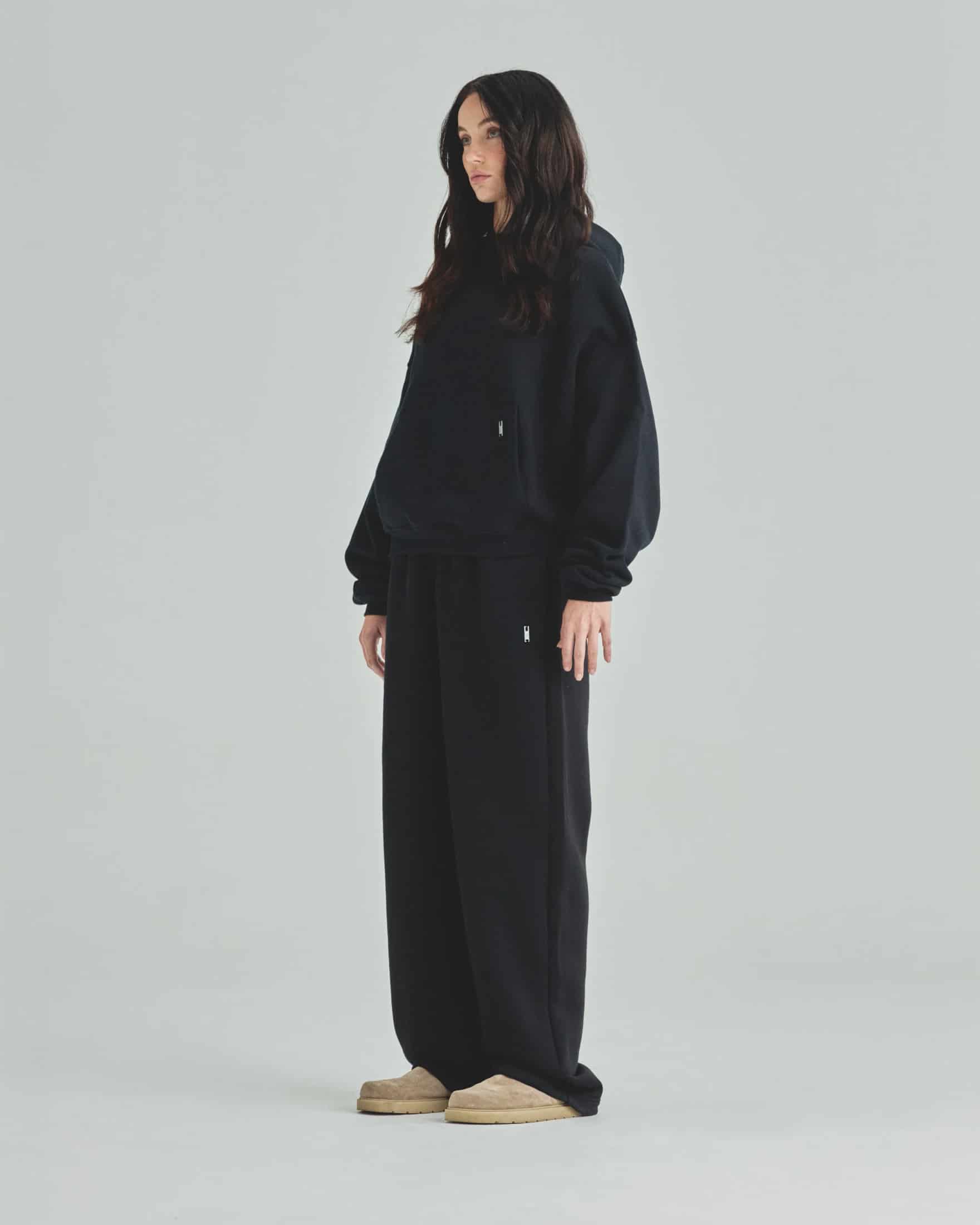 Blanks Barrel Straight Pants Black - miniatura 7