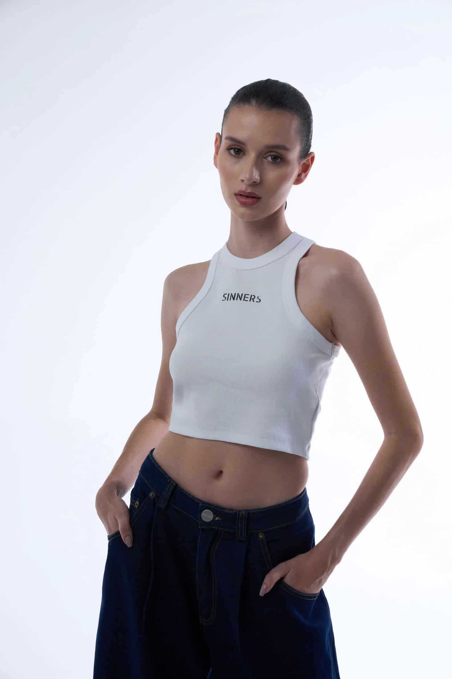 SINNERS WHITE WOMEN TANK TOP - miniatura 2