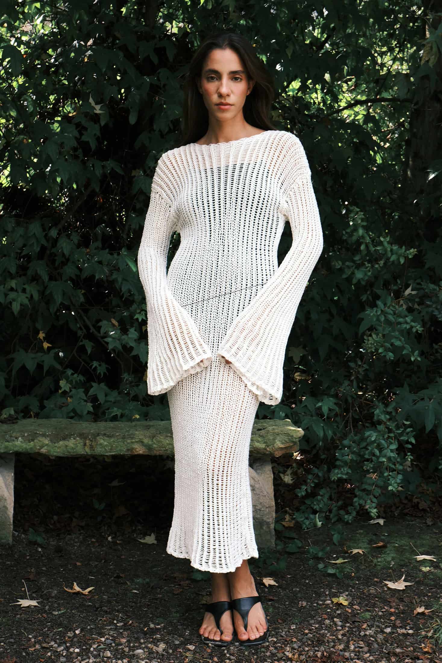 The Coast Open Knit Dress - miniatura 1