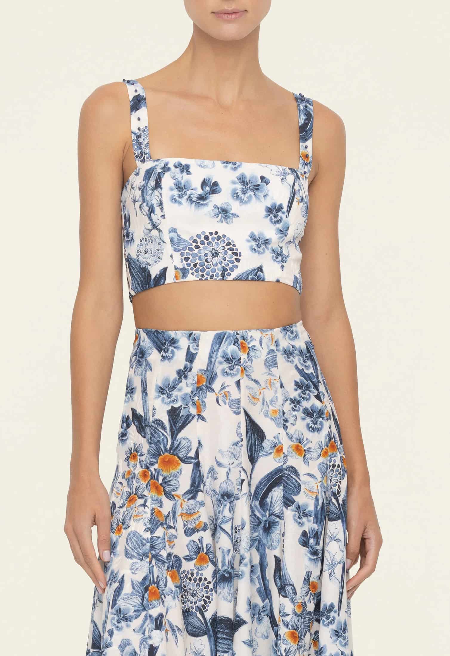 Cacao Petalo Cropped Top - miniatura 4