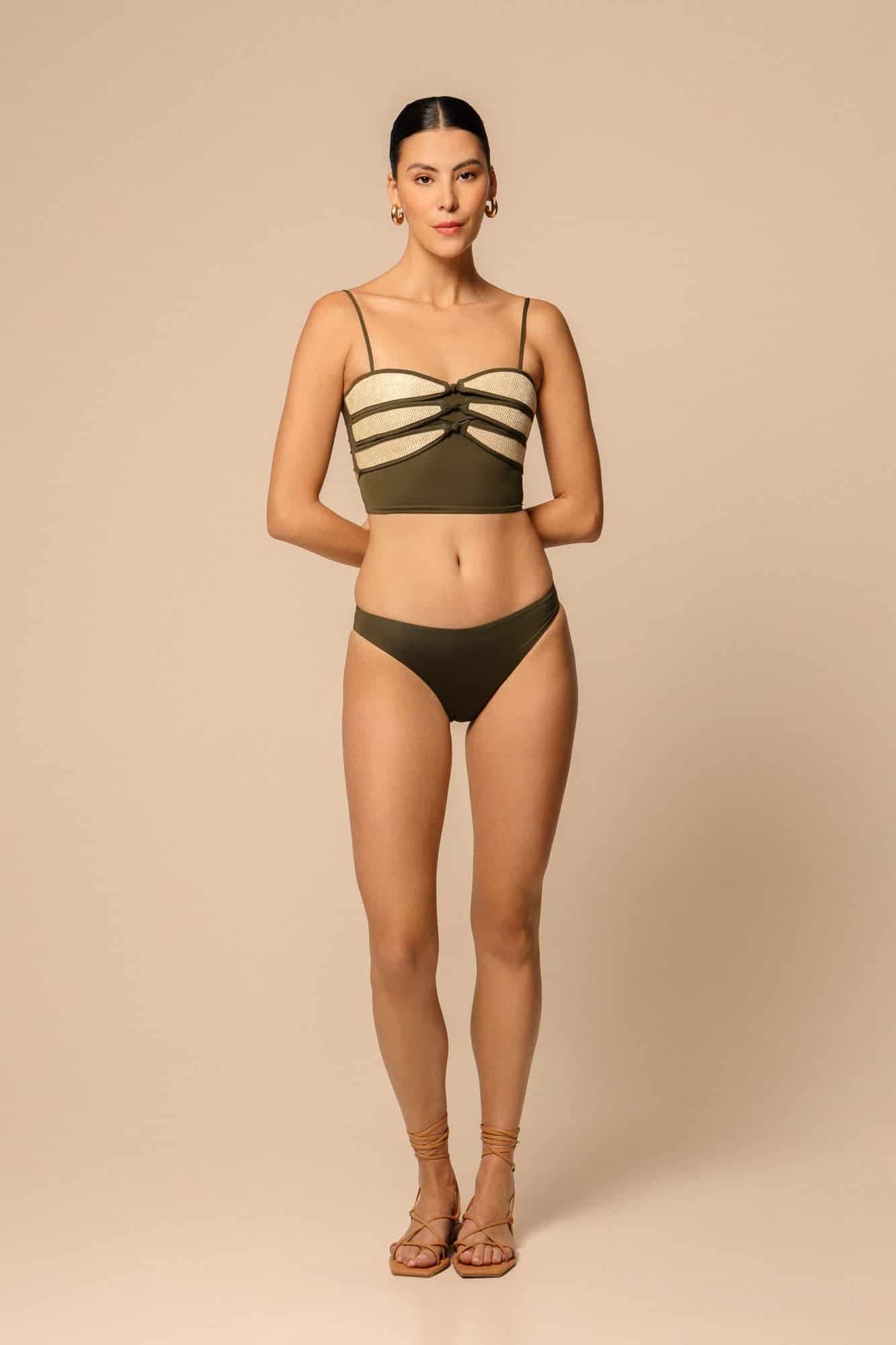 ODILIA TOP / Verde Oliva - miniatura 2