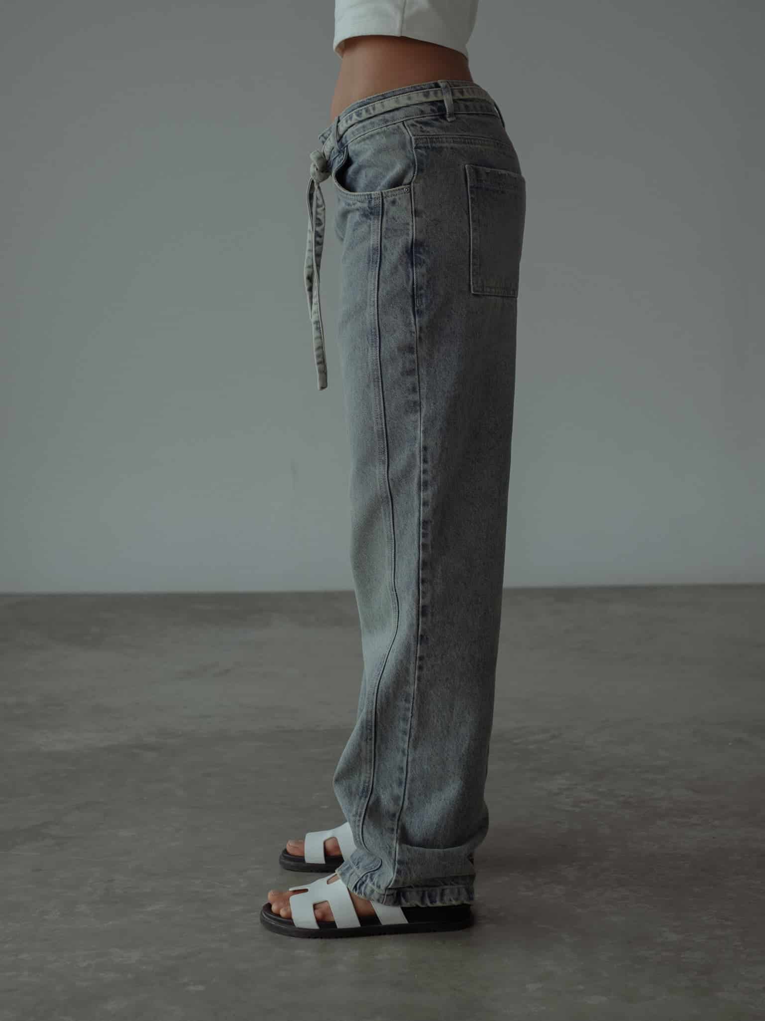 LOOSE CORD JEAN - DIRTY WASH CLEAR BLUE - miniatura 10