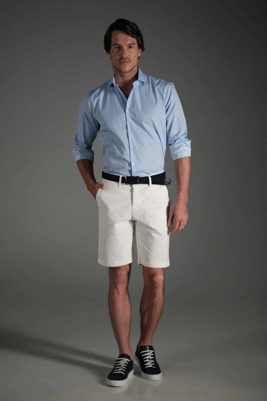 Bermuda Chino Classic Beige Tiza - miniatura 3