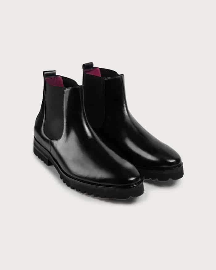Bota Jacques Negro Suela Ultraliviana Sale - miniatura 2