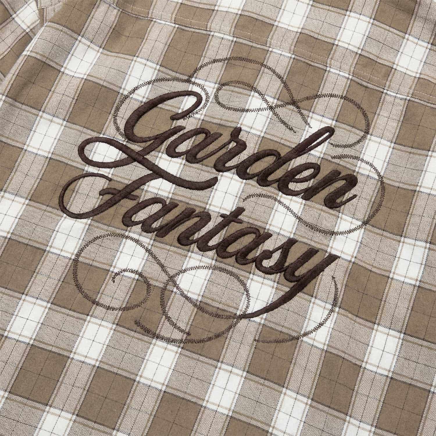 Garden Plaid Shirt - Cream - miniatura 4