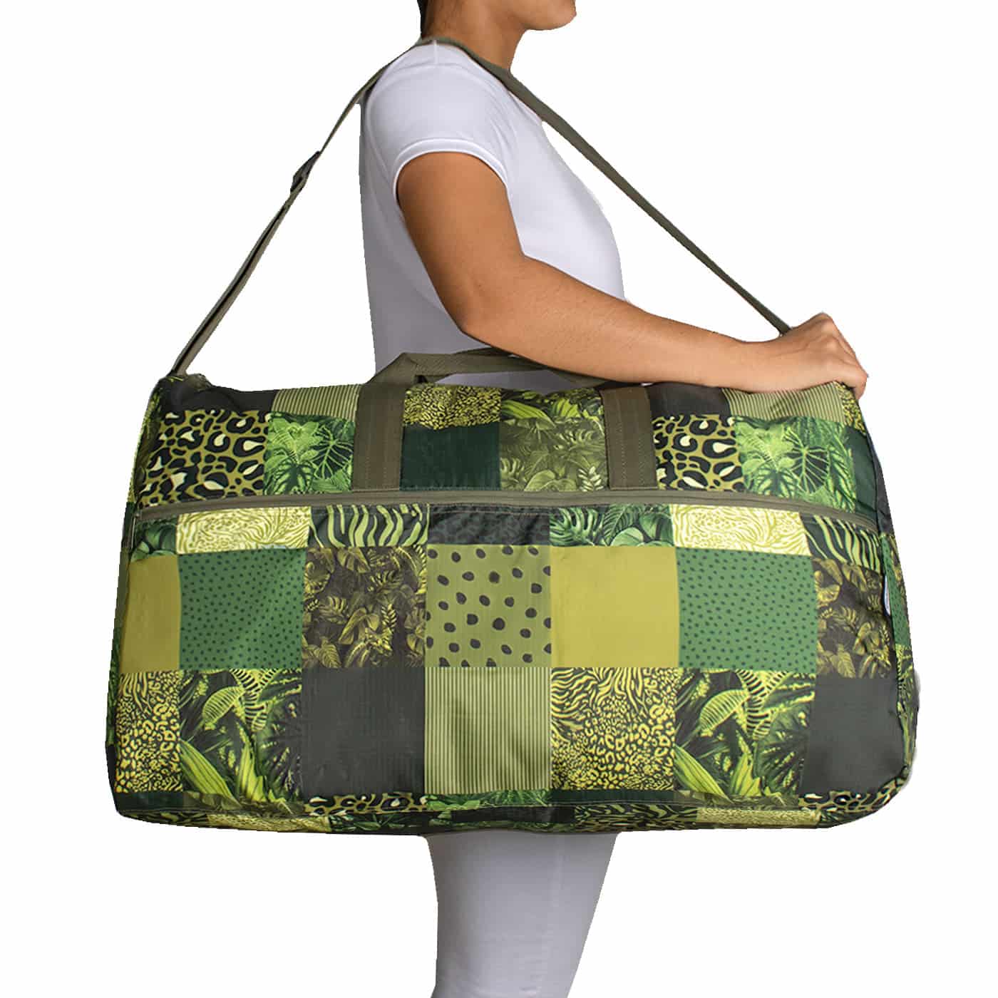 Maleta XL ULTRA Plegable Estampado Green Citybags Multicolor - miniatura 3