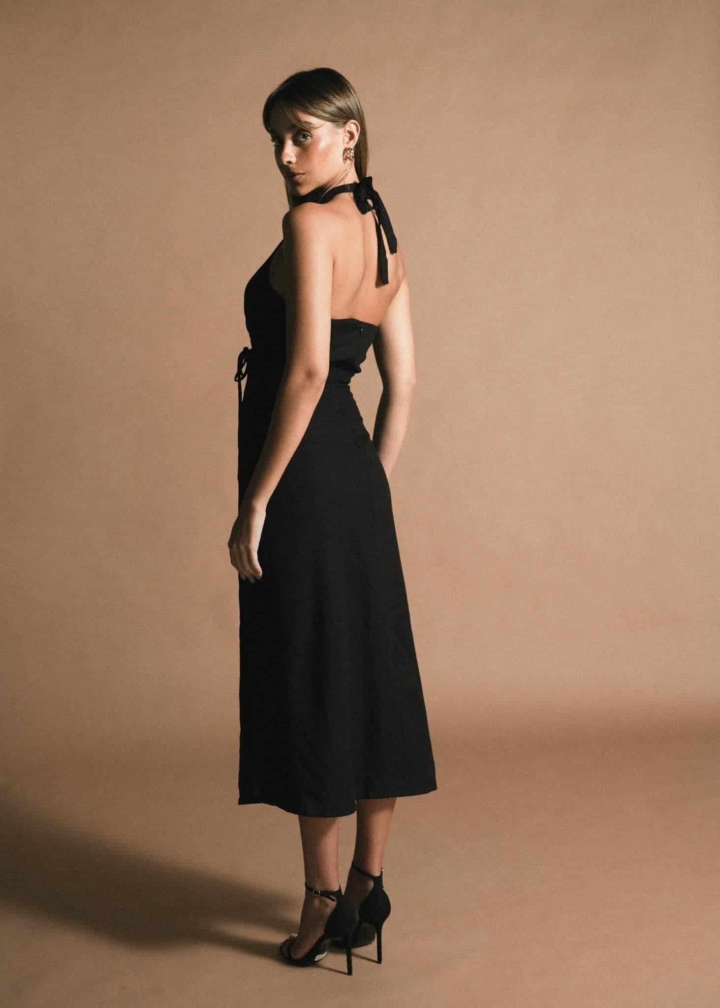 Vestido Renata Negro - miniatura 2