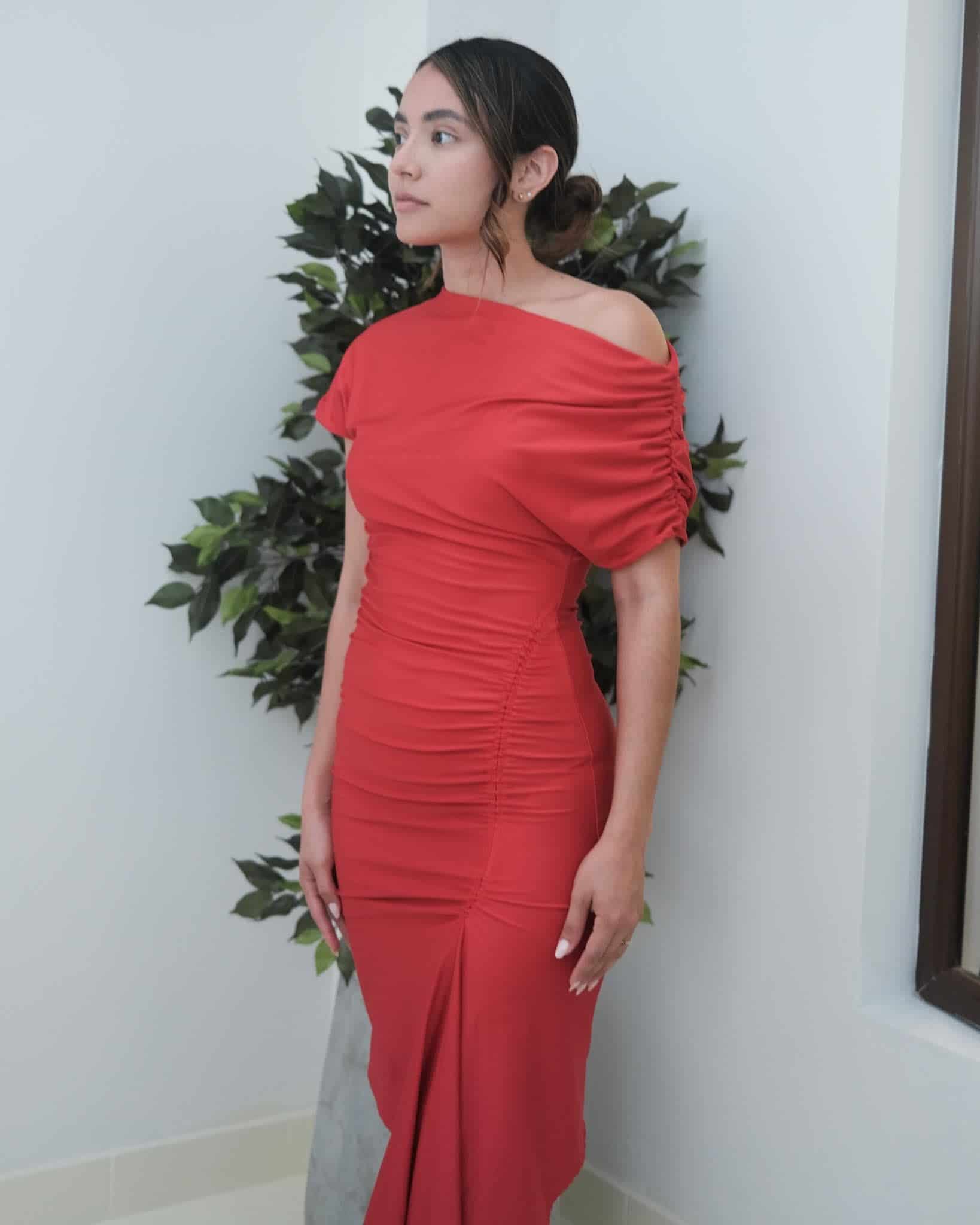 Vestido Beatriz Rojo - miniatura 5