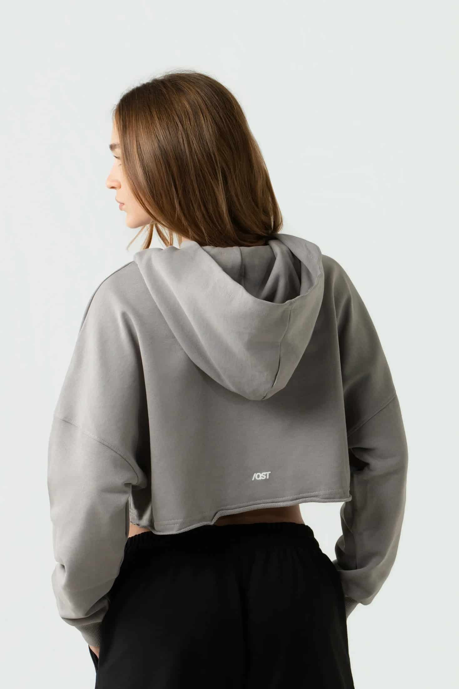 BUZO CERRADO COLOR GRIS AVE - miniatura 3