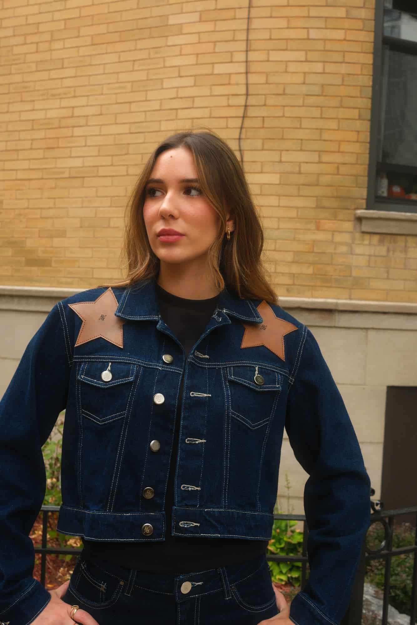 Leather star jacket - miniatura 1