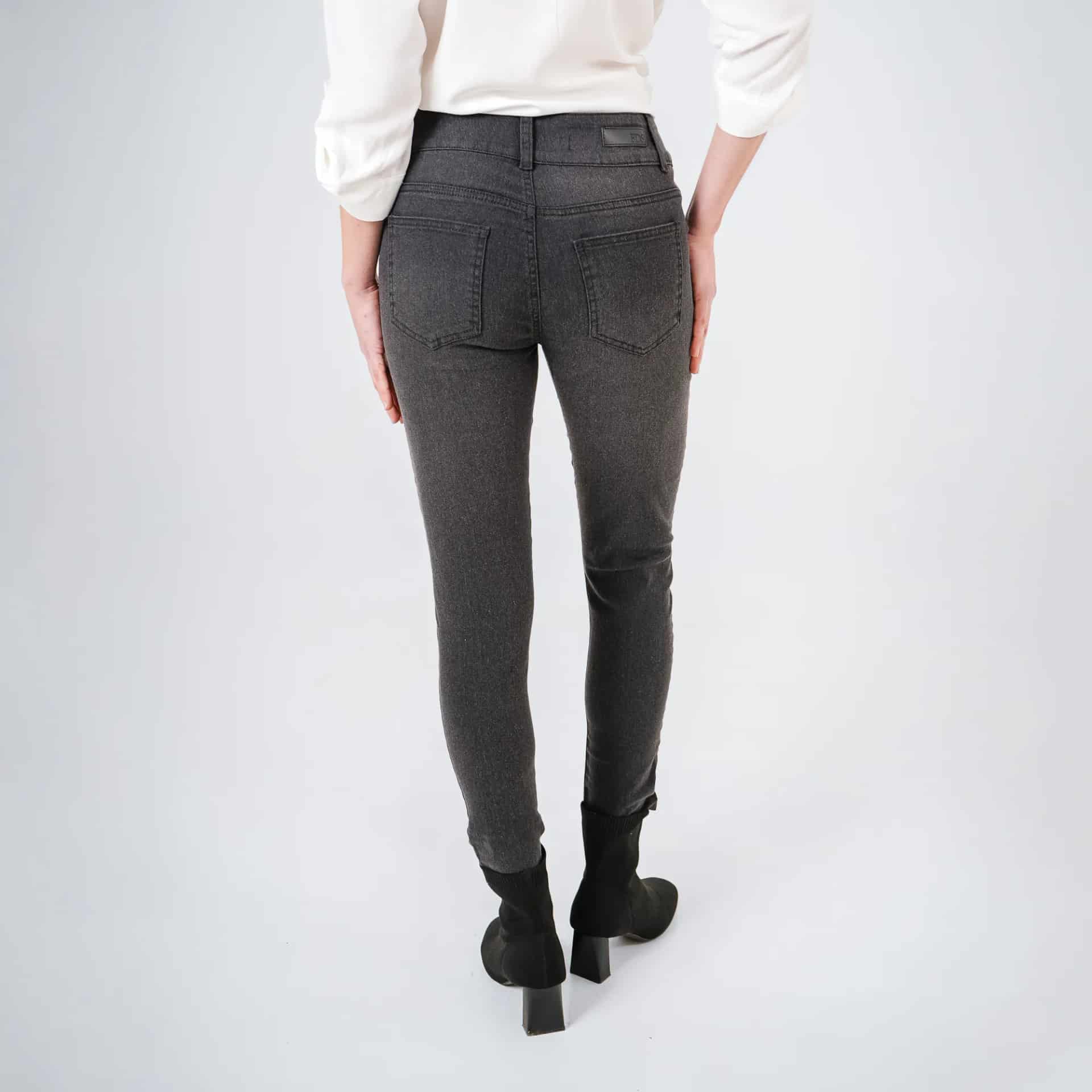 Jean Tiro Medio Bota Skinny - miniatura 4