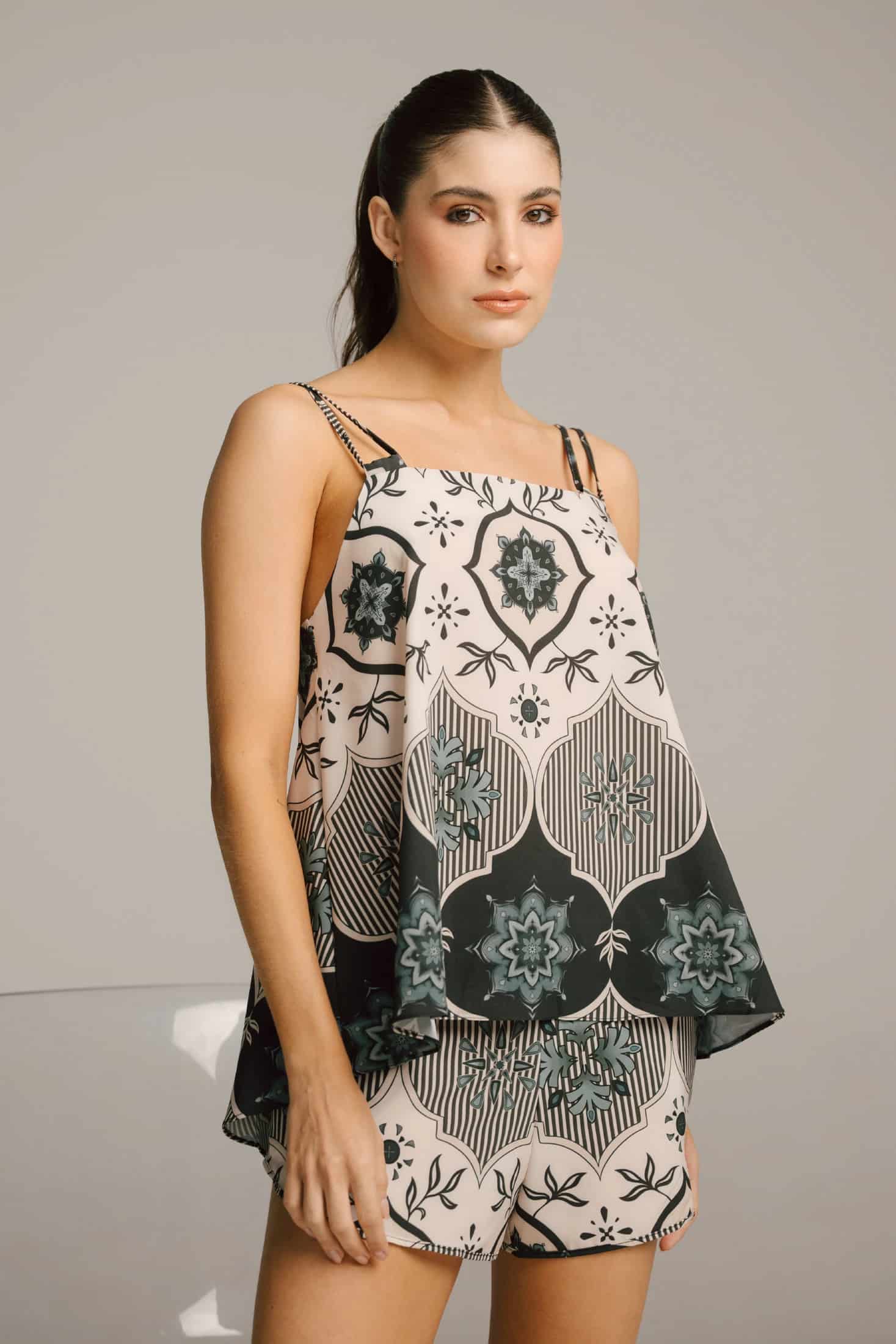 PIJAMA SHORT ELLIPSE ESTAMPADO - miniatura 3