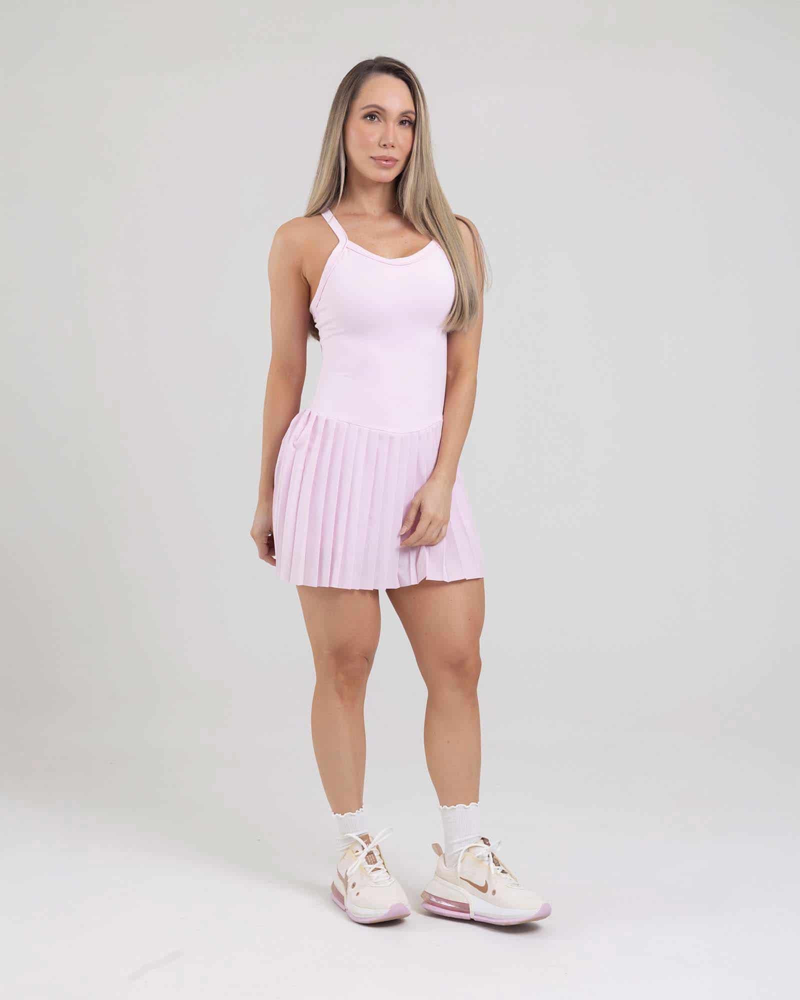 Enterizo falda court glow rosado tropi FIBER - miniatura 2