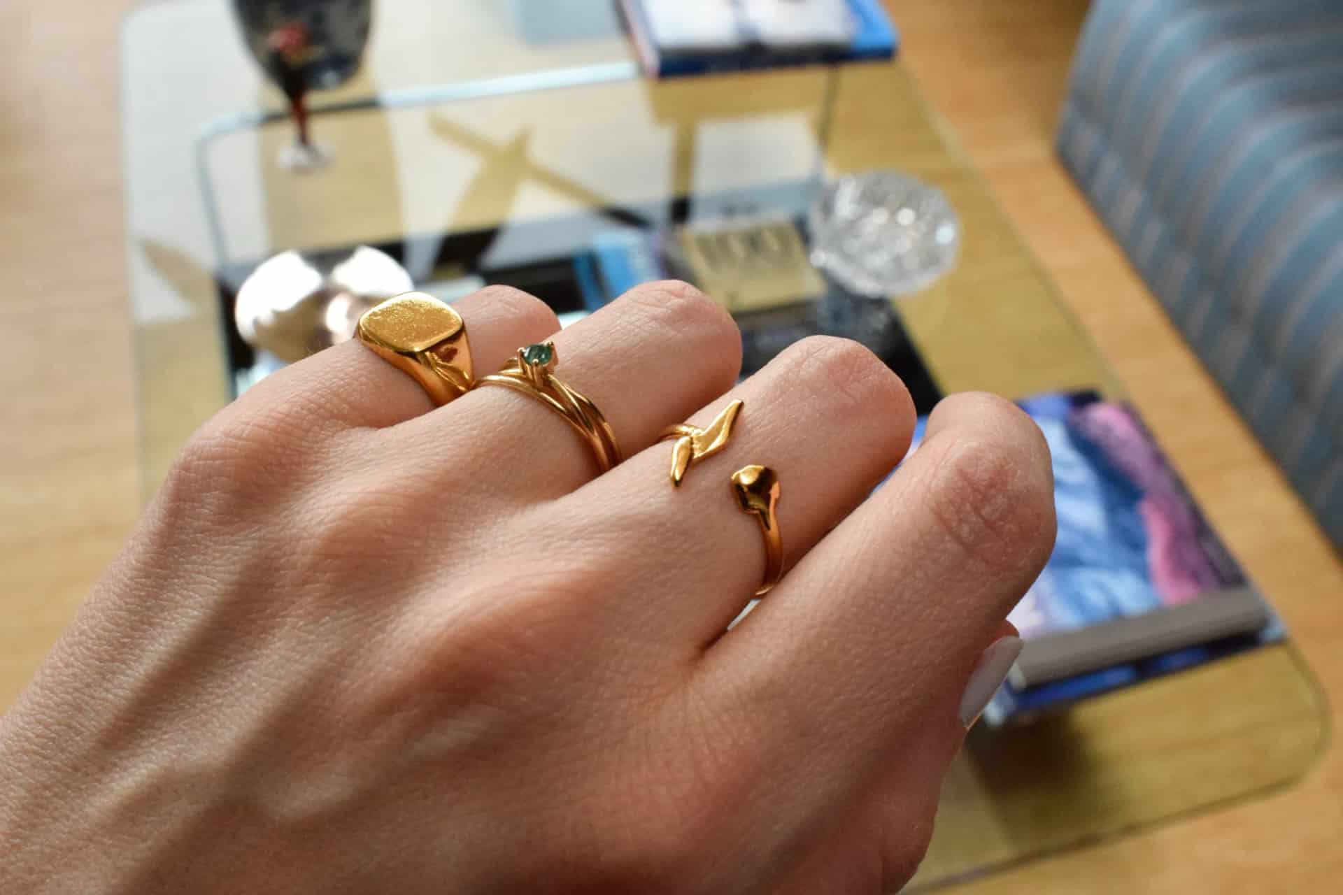 Anillo Alma Esmeralda Oro 18K - miniatura 5
