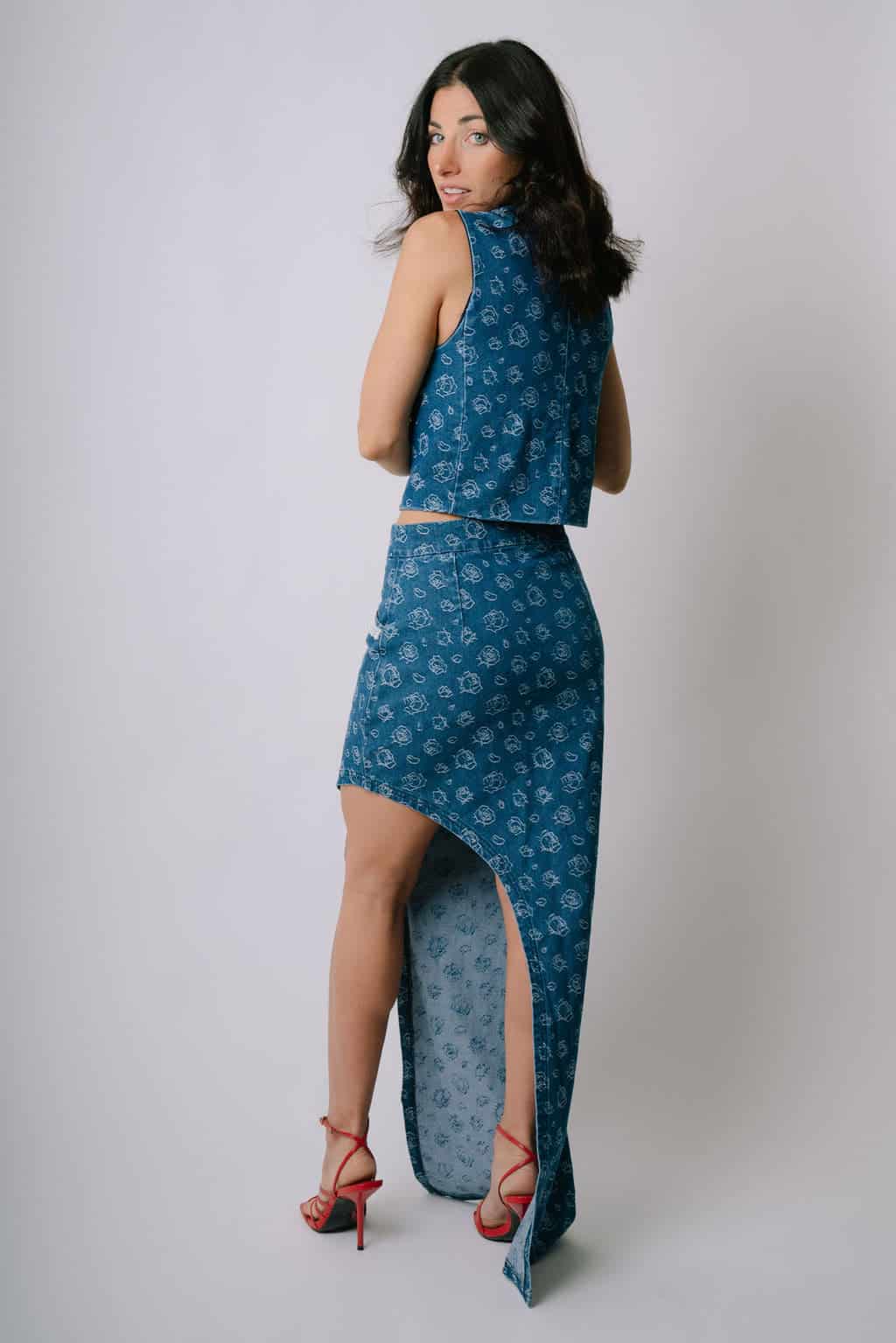 Pearl Denim Vest - miniatura 2