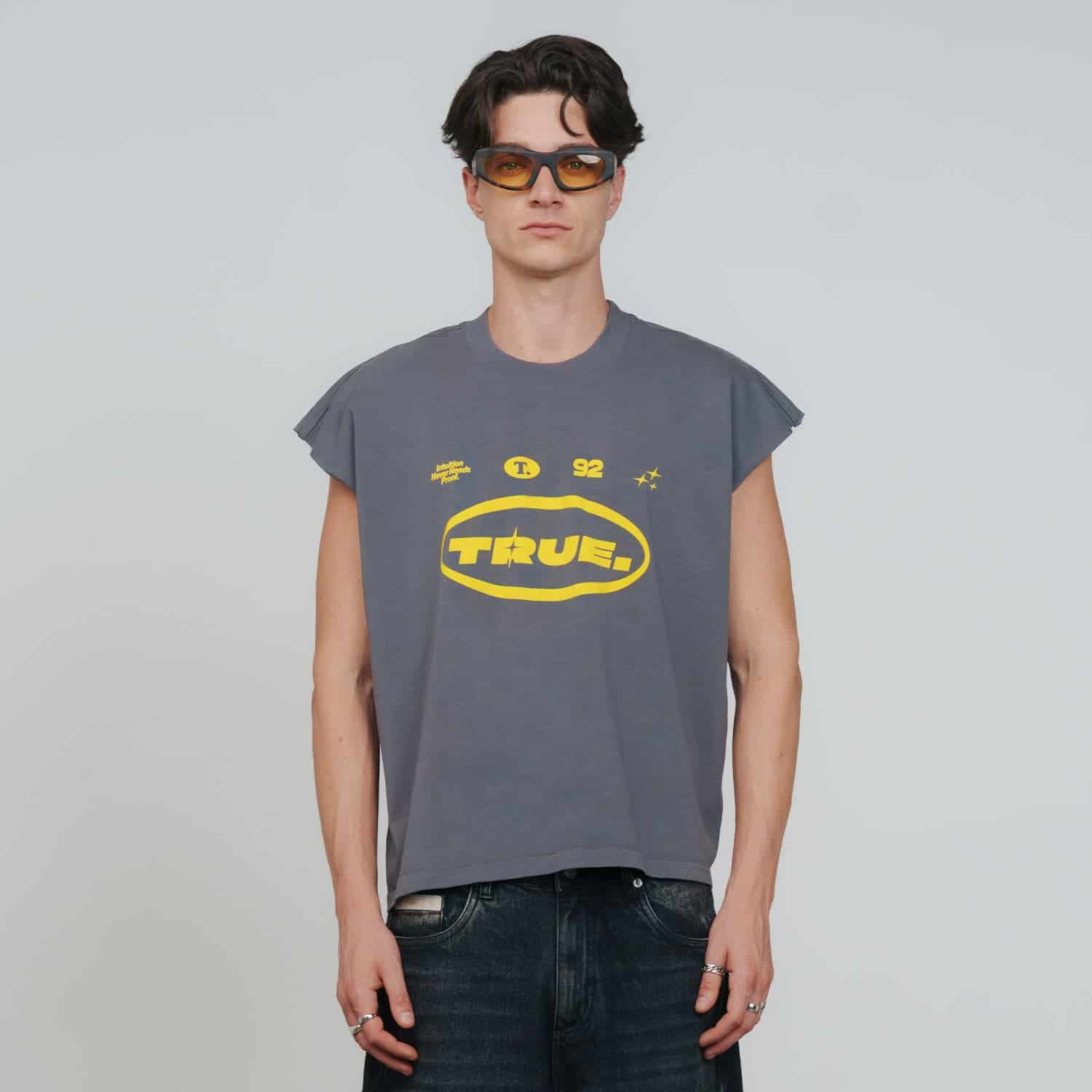 Intuition Sleeveless Tee - Gray - miniatura 3