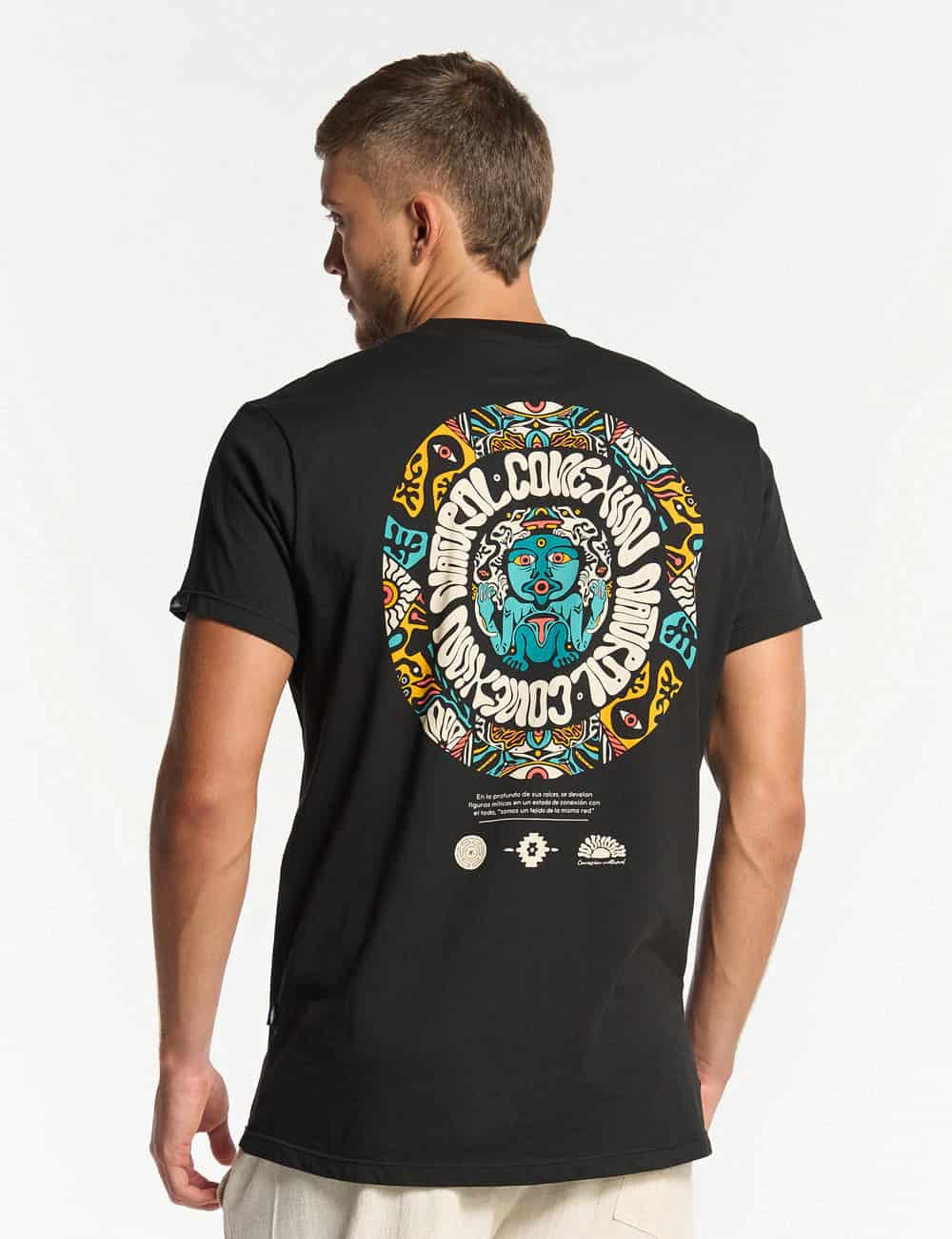 Camiseta Oversize Konibo negro Hombre - miniatura 3