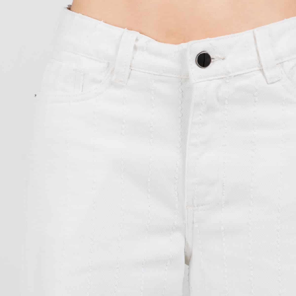 Jean Wide Leg Marfil ax-3150 Rigido Premium - miniatura 2