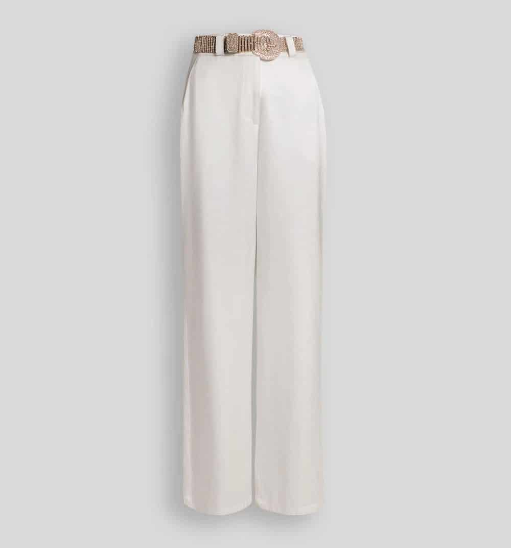 Pantalon tiro alto con correa - miniatura 17
