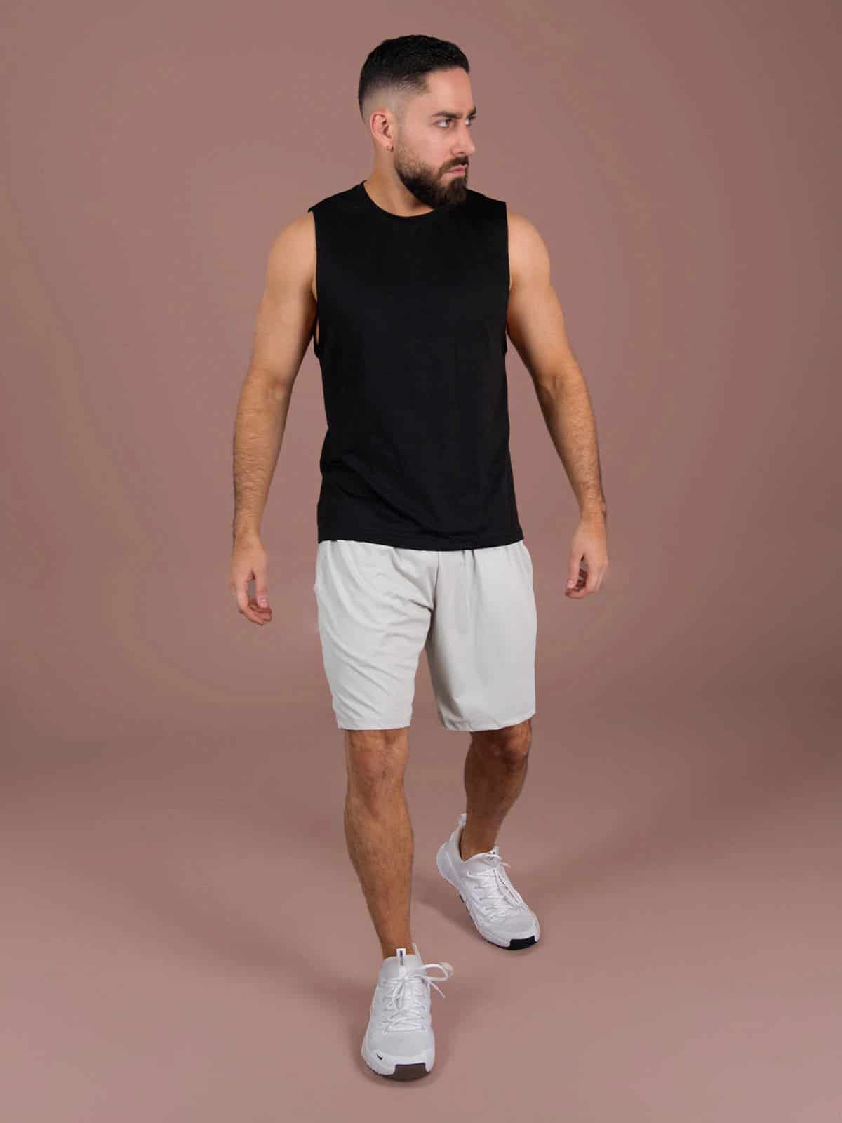Pantaloneta basica ibiza hombre plata - miniatura 2