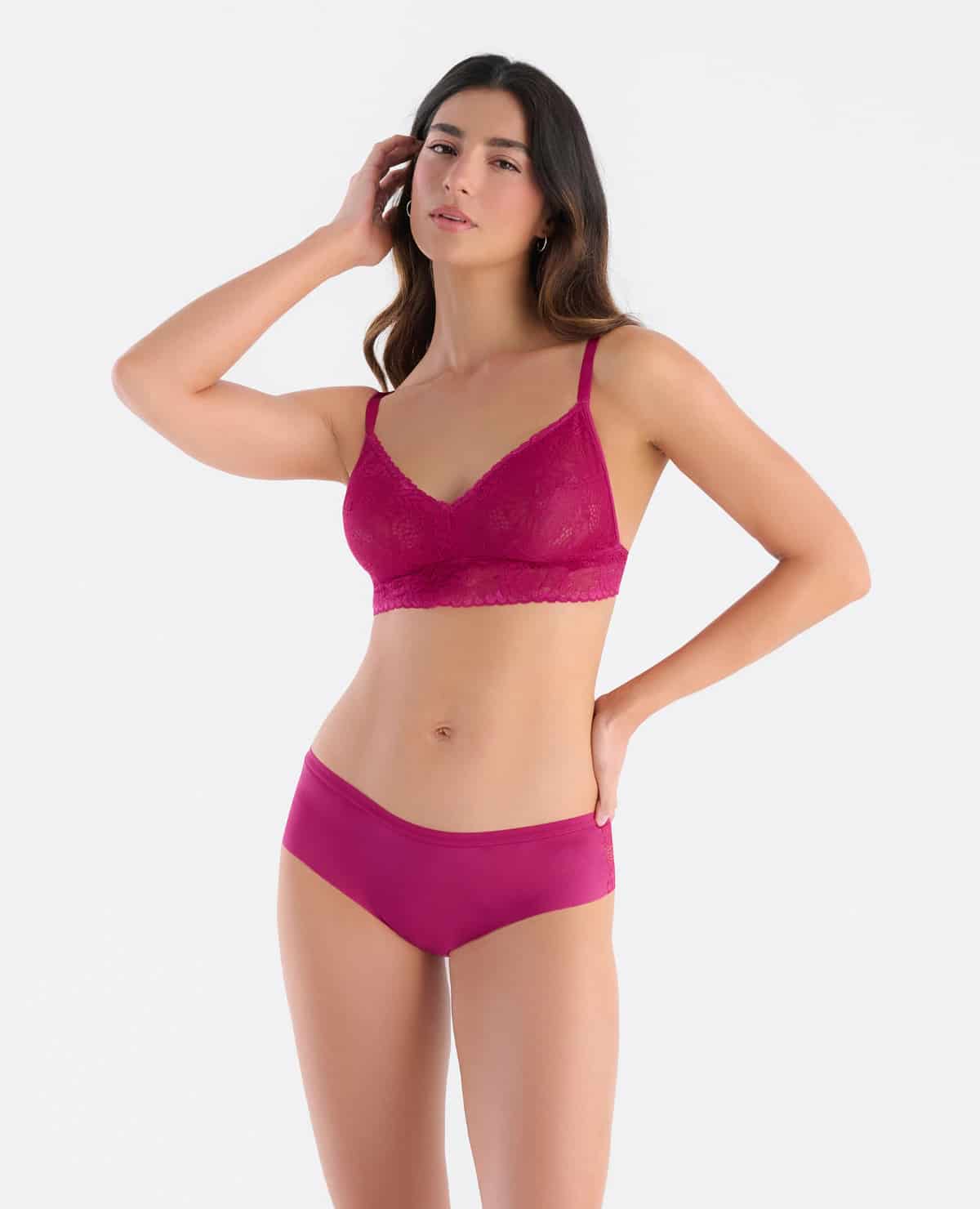 Bralette Triangular | En Encaje | Elástico en Base - miniatura 3