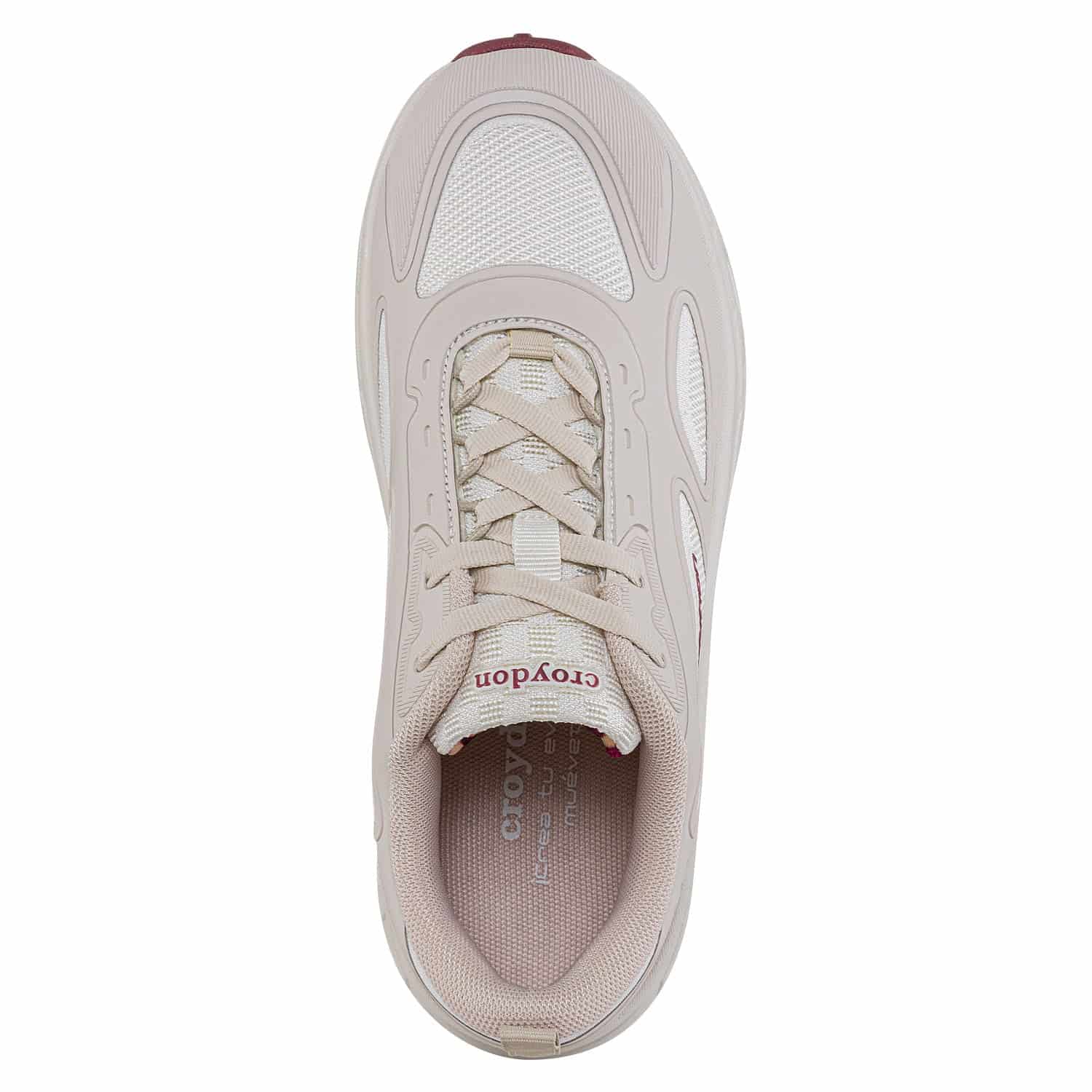 Tenis Trail Running Kimeq Beige Croydon para Mujer - miniatura 2