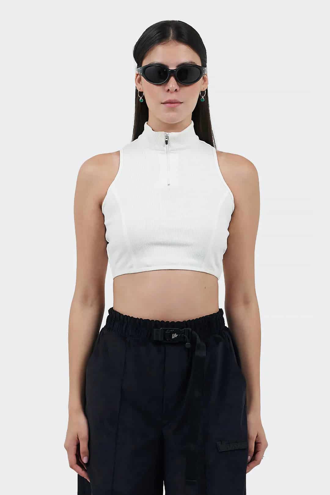 VENENO CROP ZIPPER - MUJER - miniatura 1