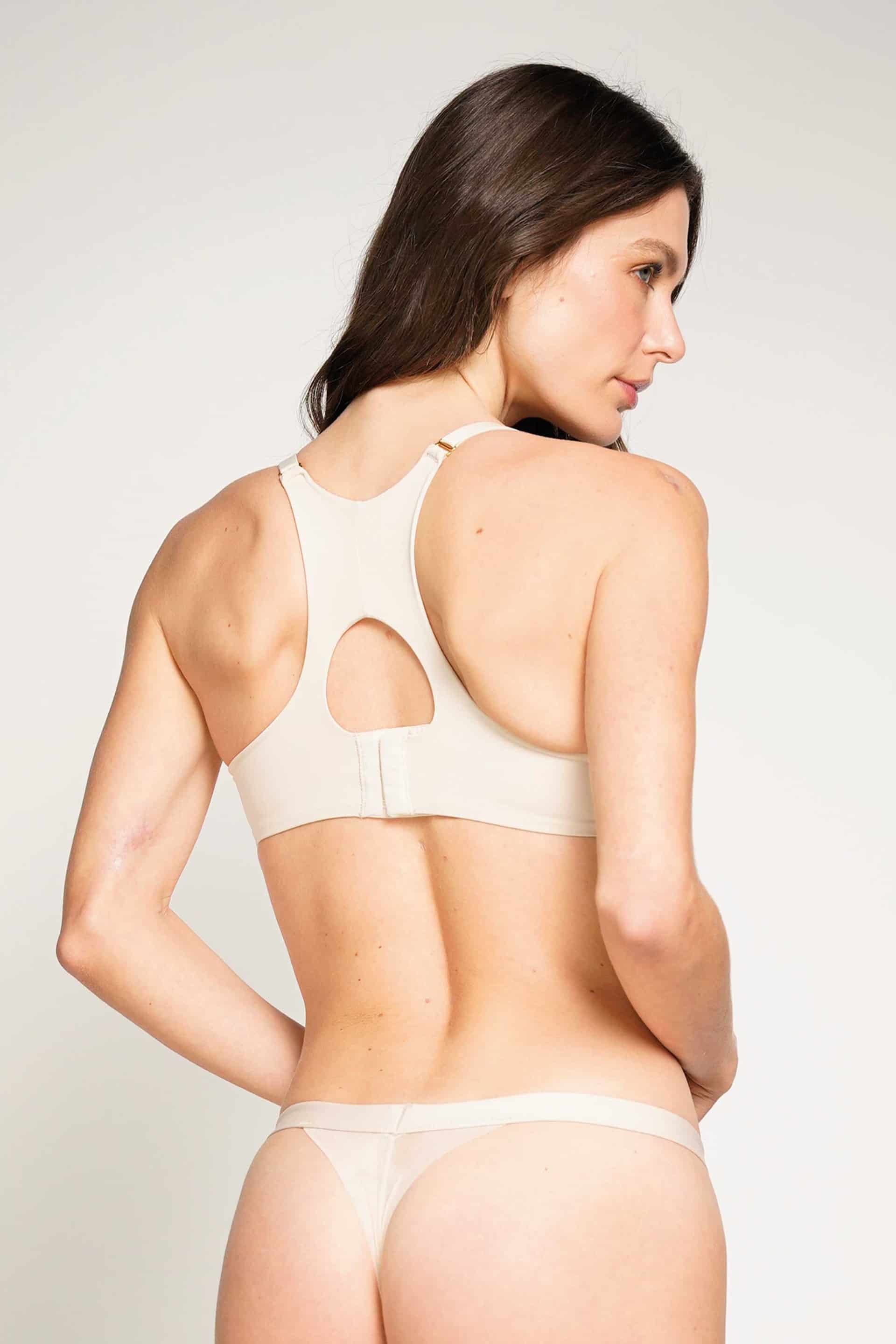 BRALETTE LISO ELLIPSE SIN ARO NI COPA TOTAL COMODIDAD 24 HORAS PIEL - miniatura 2