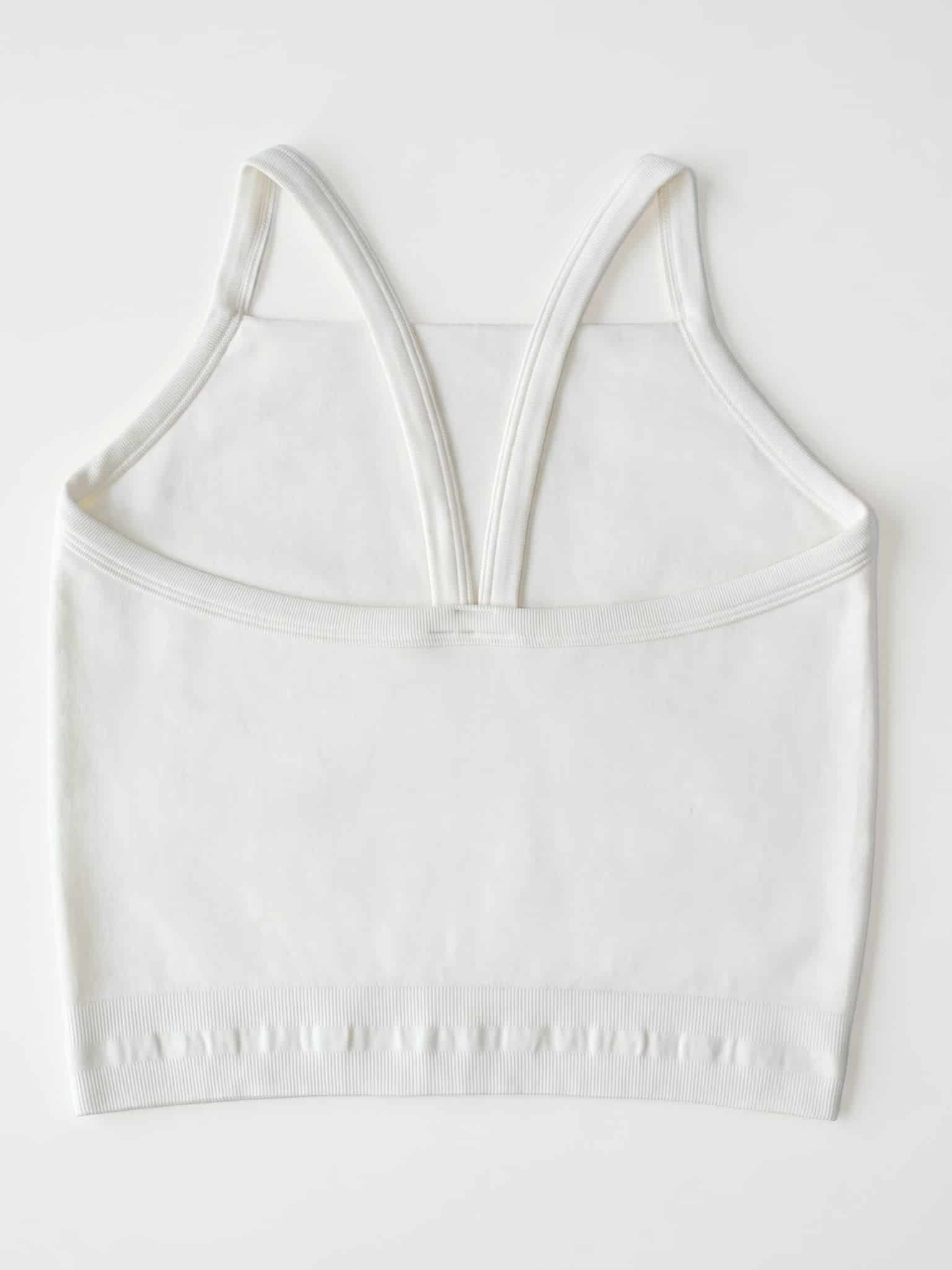 BOX SEAMLESS TANK TOP - IVORY - miniatura 6