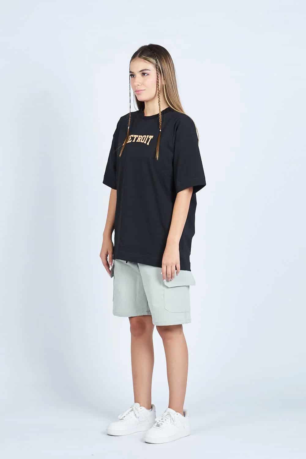 Camiseta oversize DETROIT NEGRO | DROP 03 | - miniatura 3