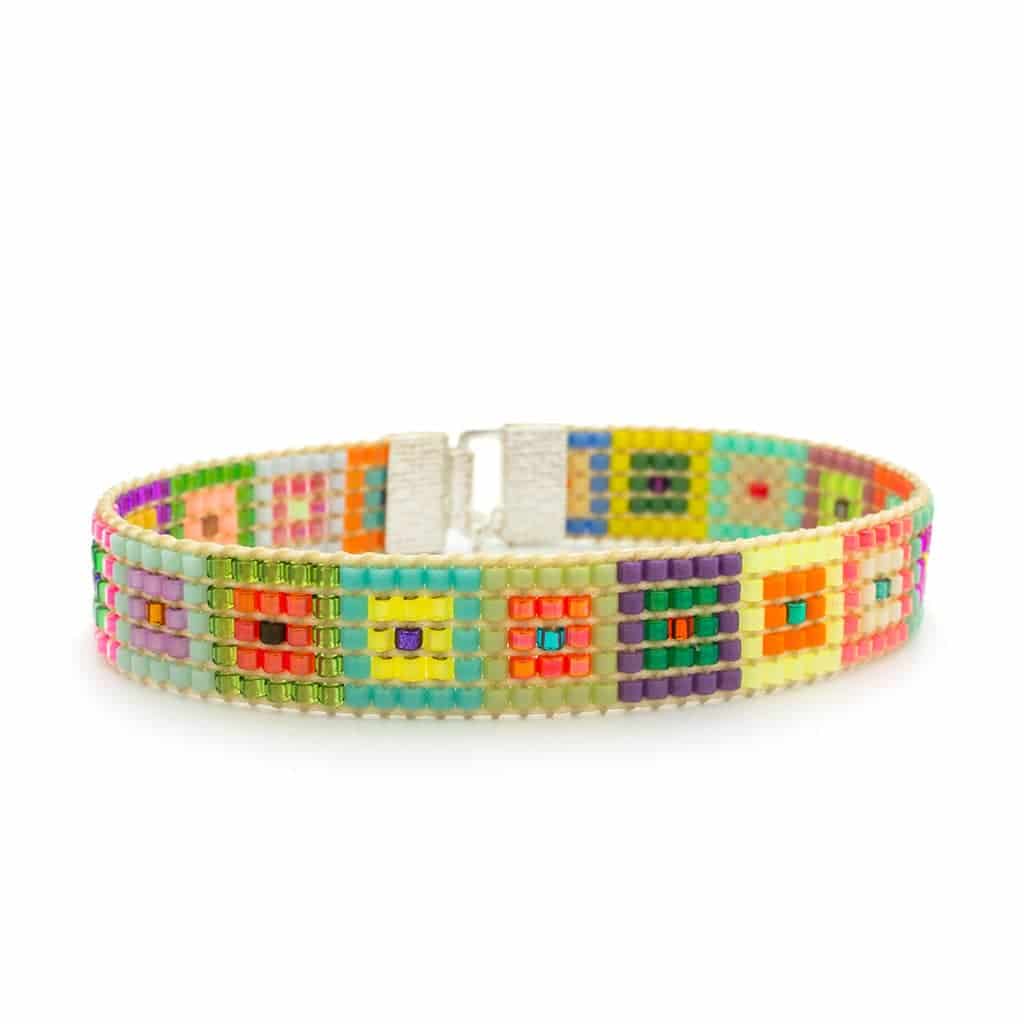 PULSERA CUADRADOS MIX - miniatura 1