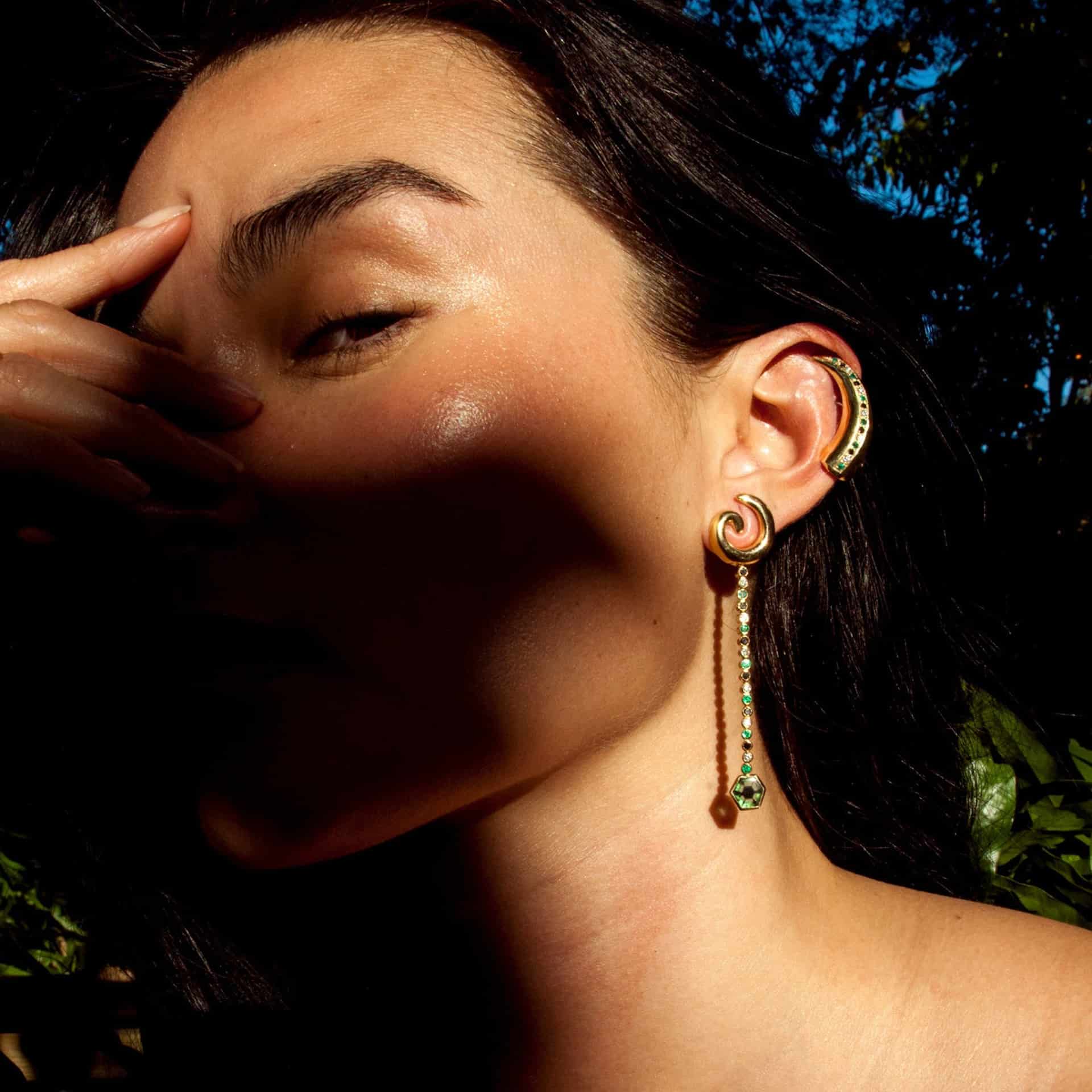 Ear Cuff Serpent's Tail - miniatura 2