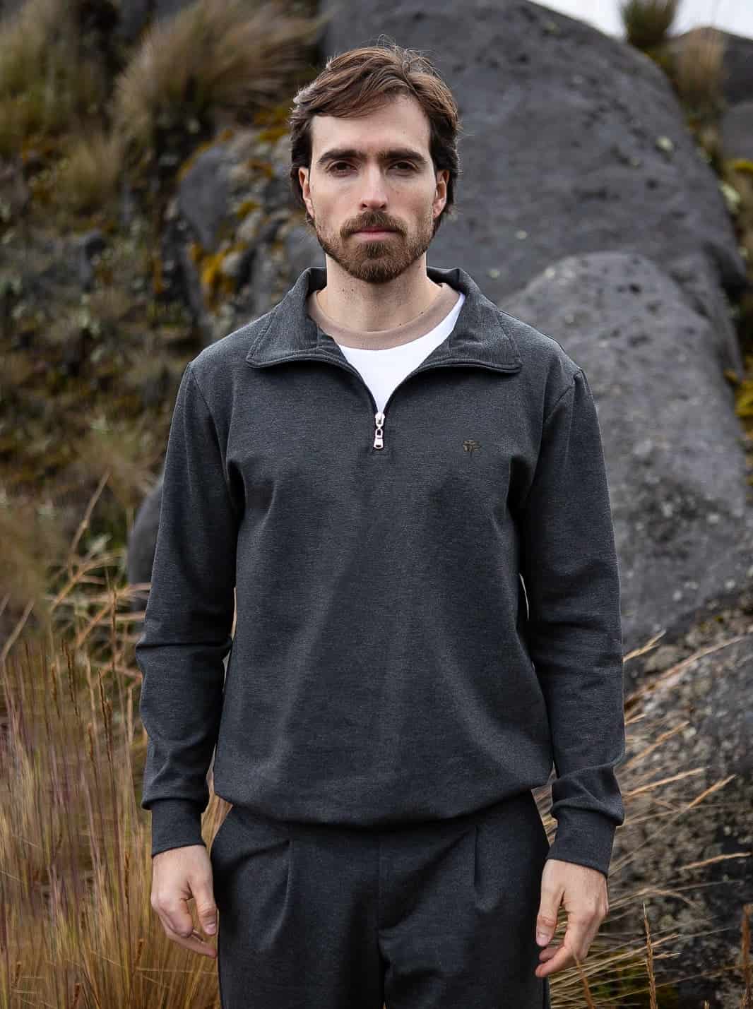 SUÉTER PREMIUM | FIBRA INTELIGENTE | HALF-ZIP - miniatura 2