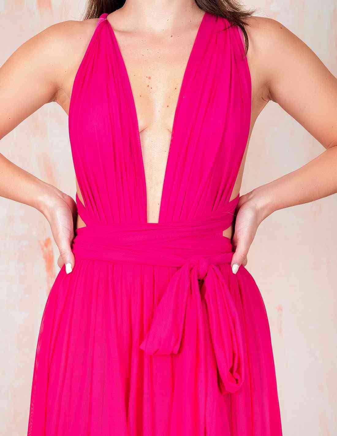 Vestido Hydra Fucsia - miniatura 3