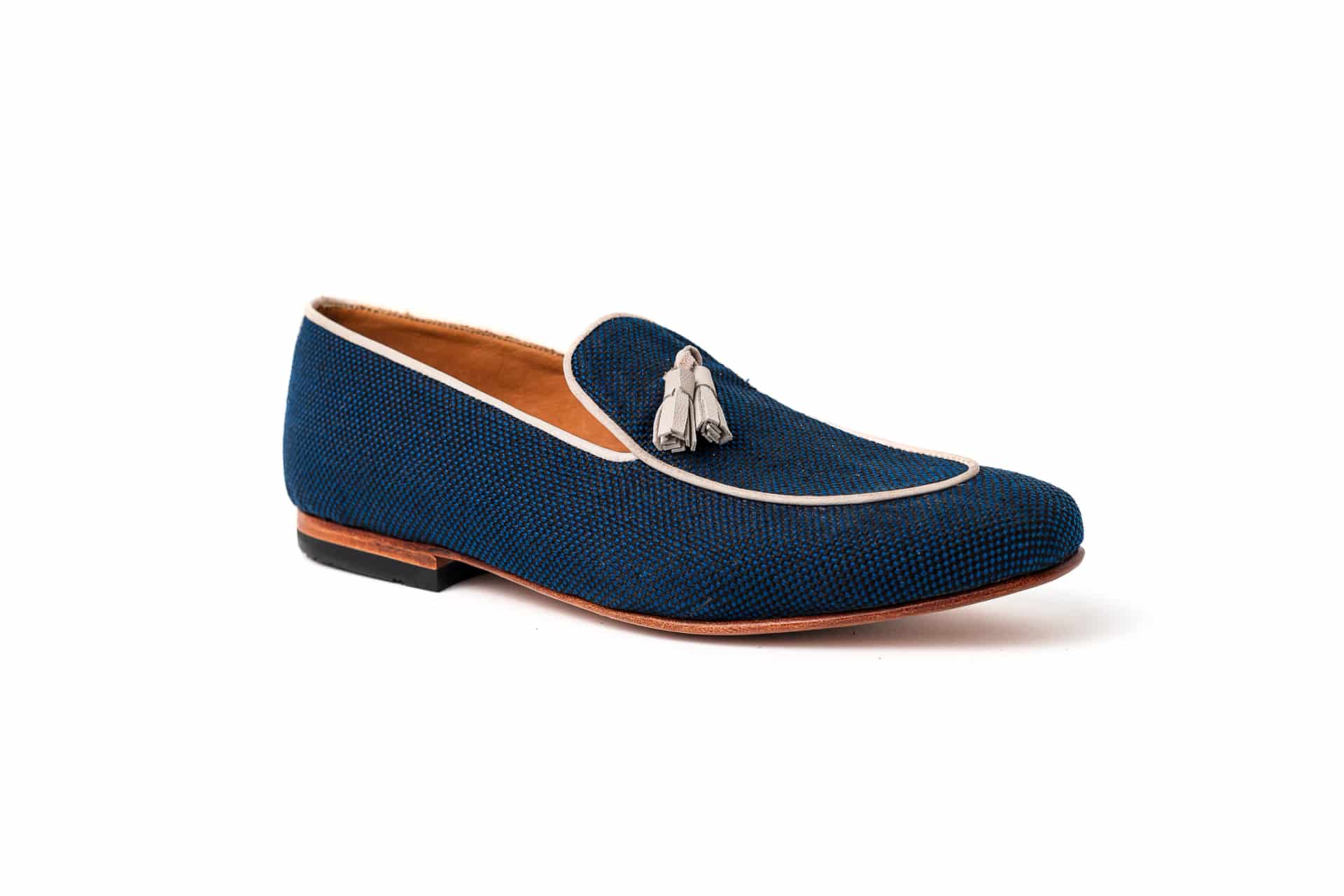 Loafers Rafia Azul - miniatura 1