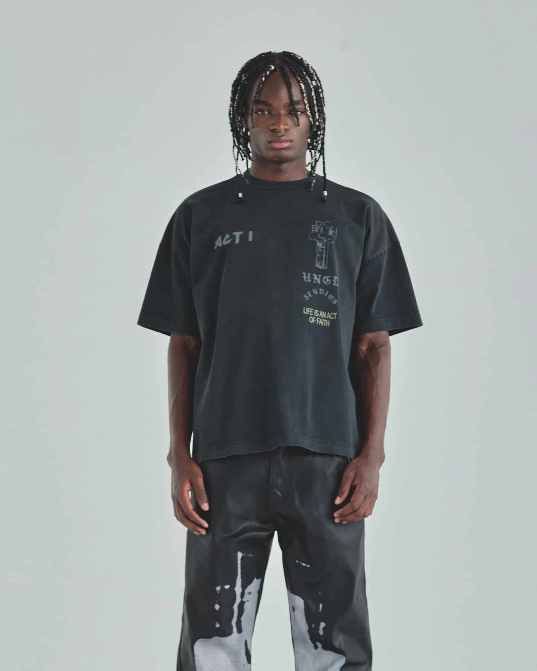 Act 1 Essence Fit Tshirt Vintage Black - miniatura 2