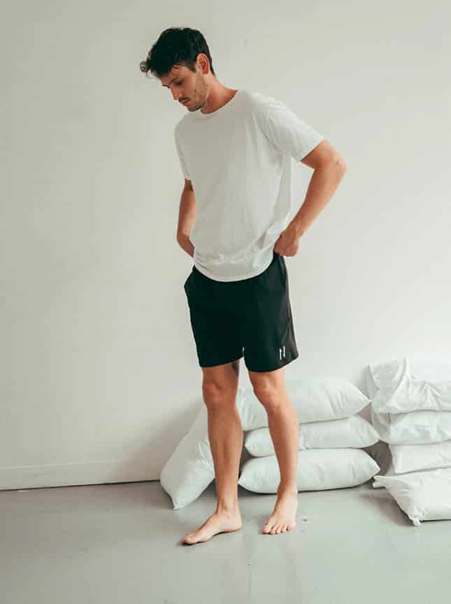 Pijama Pantaloneta Hombre Black - miniatura 1