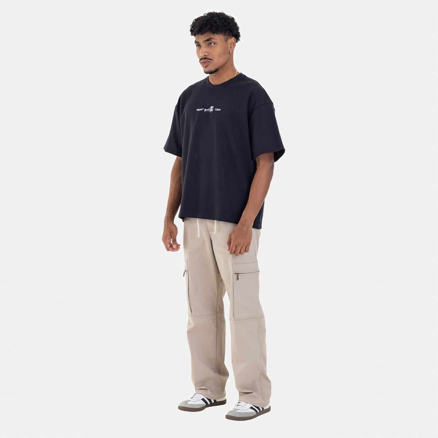 Boxy Fit Tee Brooklyn Bridge Negro - miniatura 13