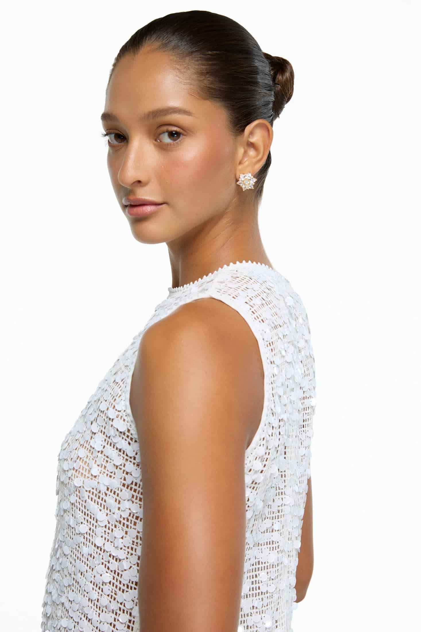 JULIA MIDI DRESS WHITE - miniatura 3