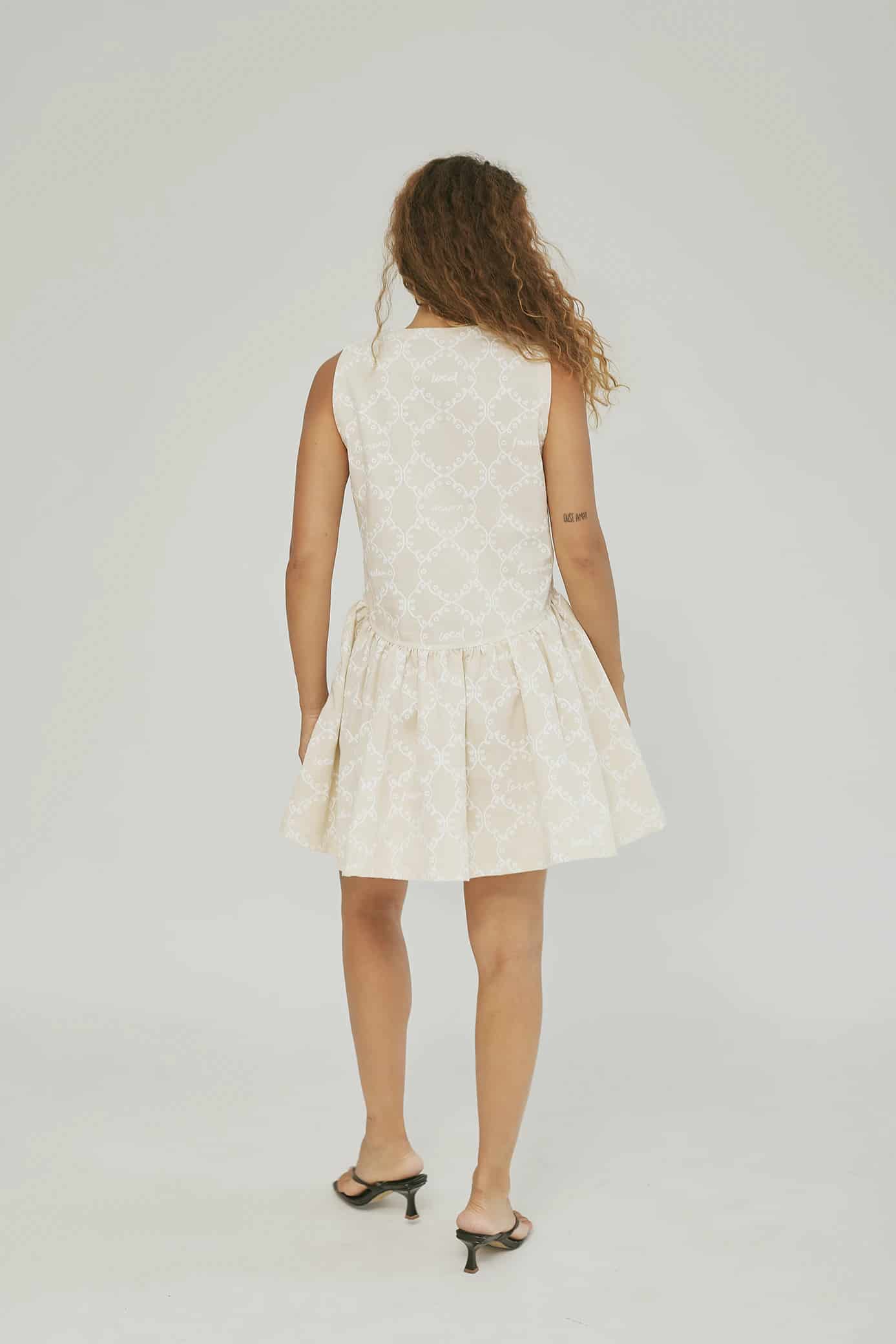 Vestido Azúcar Mantel Crudo - miniatura 11